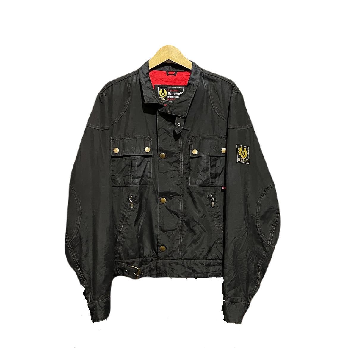 Belstaff 1990s Belstaff Gangster Gold Label Racemaster Waxed Nylon Size US M / EU 48-50 / 2 - 1 Thumbnail