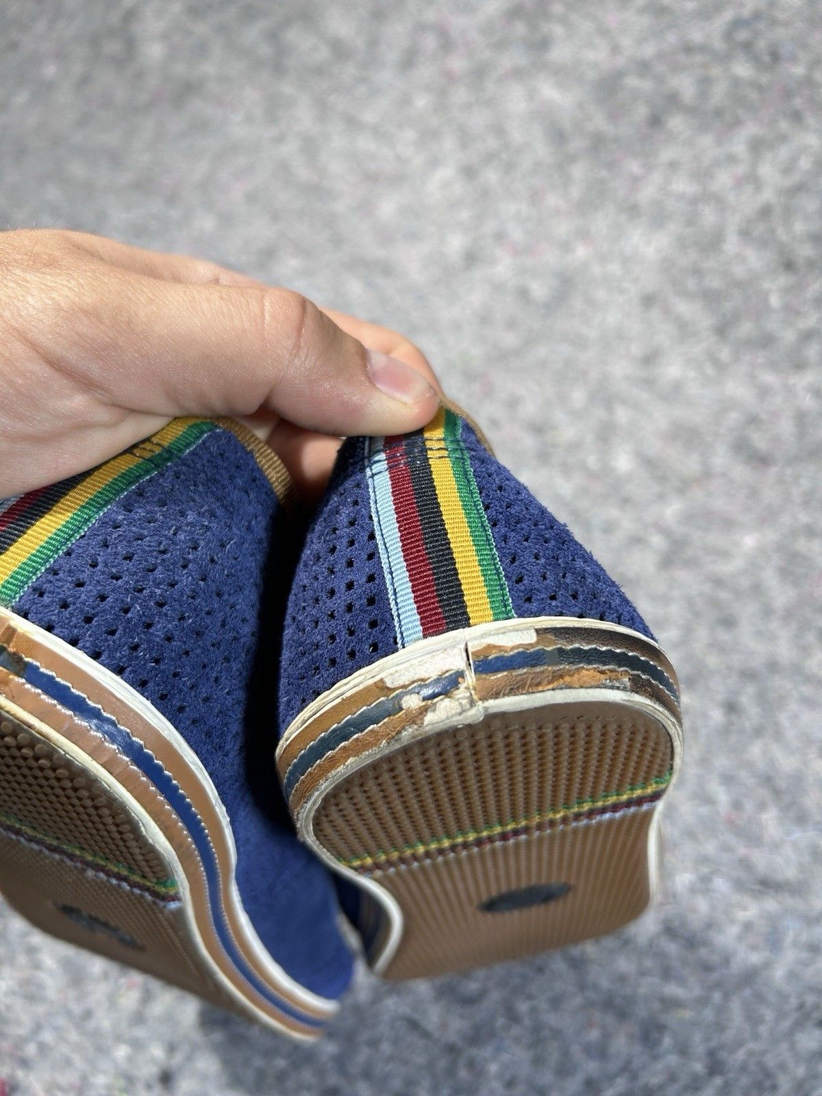 Fred Perry Fred Perry X Bradley Wiggins Howells Suede Trainer Navy US10 Size US 10 / EU 43 - 5 Thumbnail