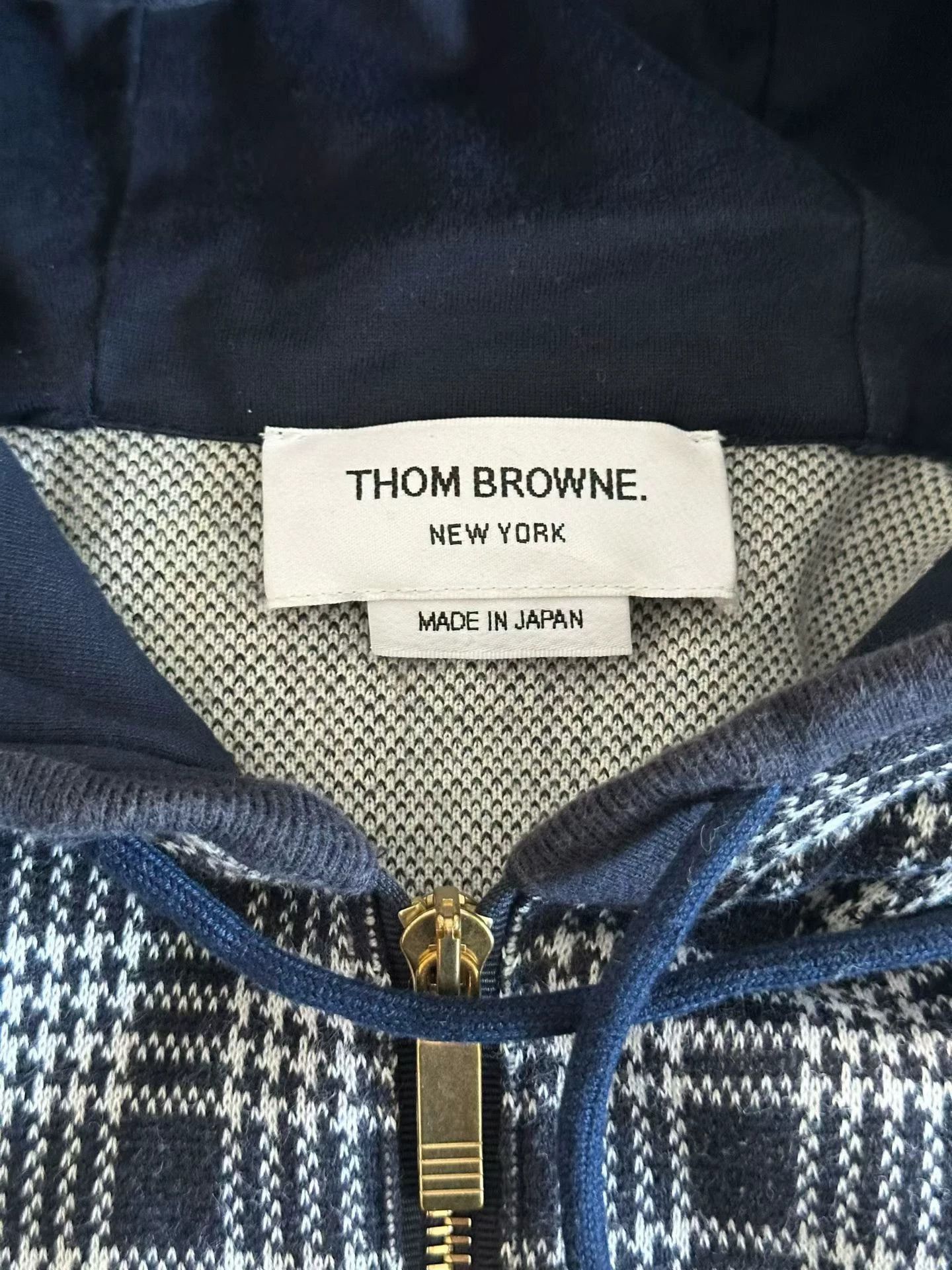 Thom Browne Thom Browne Plaid Zipper Hoodie SZ1 98 New Size US S / EU 44-46 / 1 - 3 Thumbnail