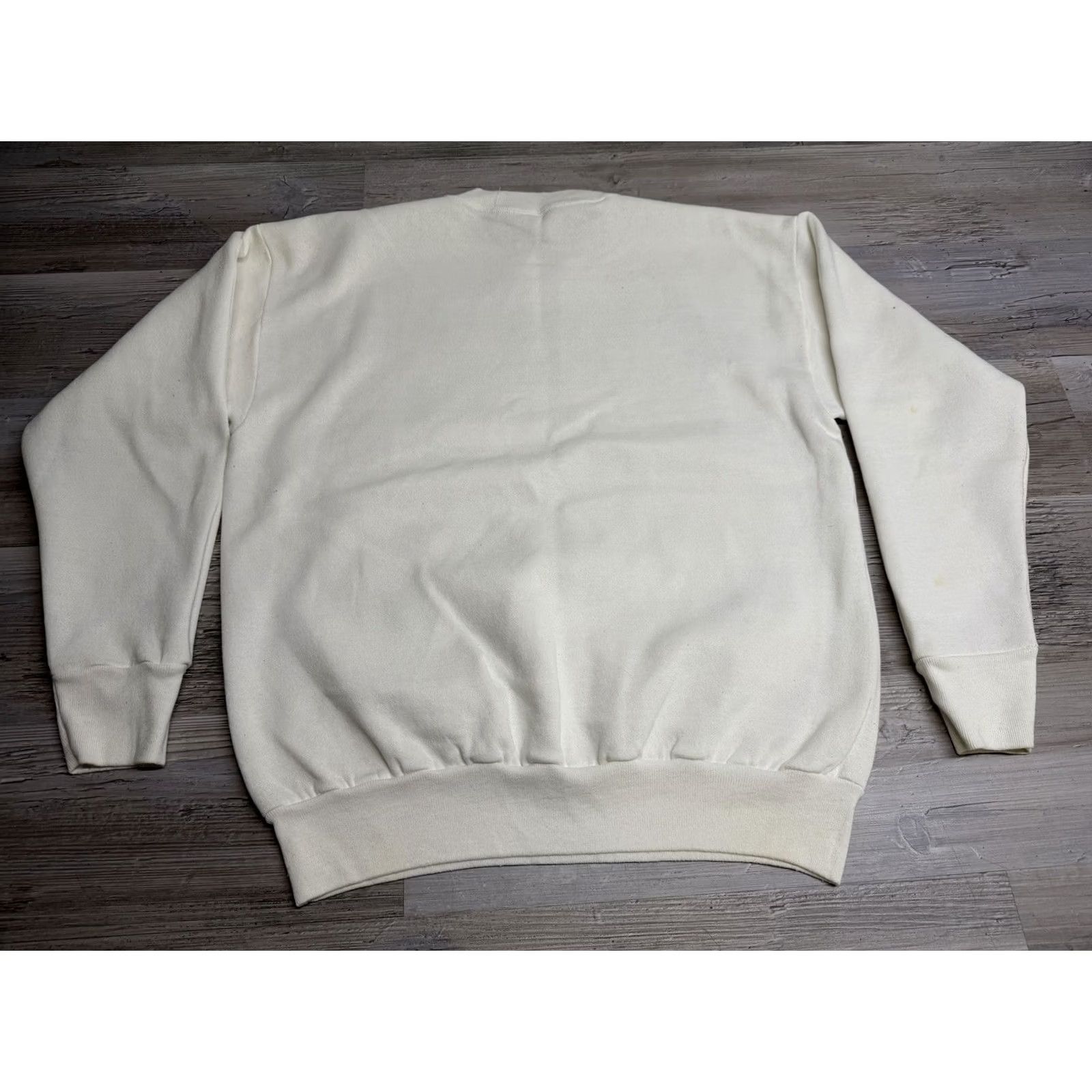 Vintage VINTAGE Cleveland State University Vikings Crewneck Sweatshirt L White 90s Mens Sweatshirt Size US L / EU 52-54 / 3 - 2 Thumbnail