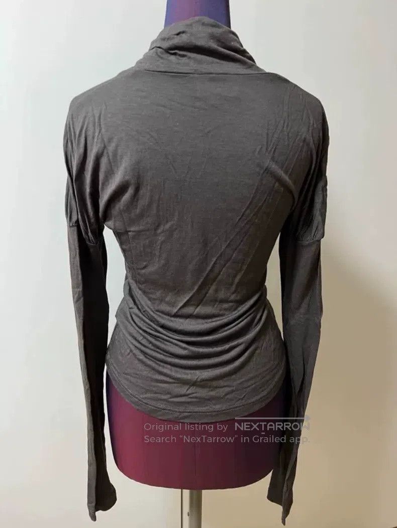 Vivienne Westwood Vivienne Westwood Dark gray draped neck knitted top as bas Size S / US 4 / IT 40 - 2 Thumbnail
