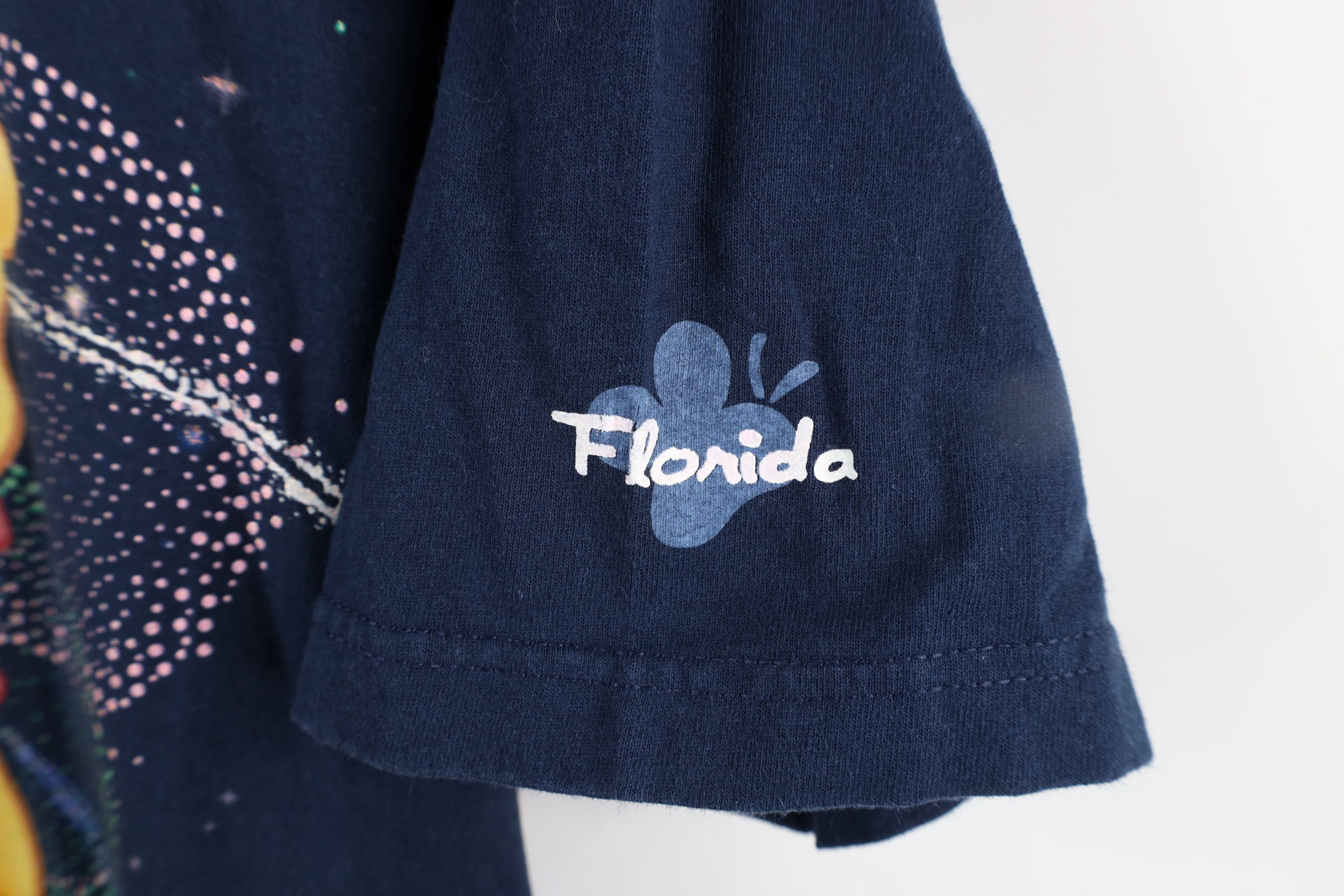 Disney × Vintage Vintage 90s Disney Winnie the Pooh Florida Fireworks T-Shirt Size XL / US 12-14 / IT 48-50 - 4 Thumbnail