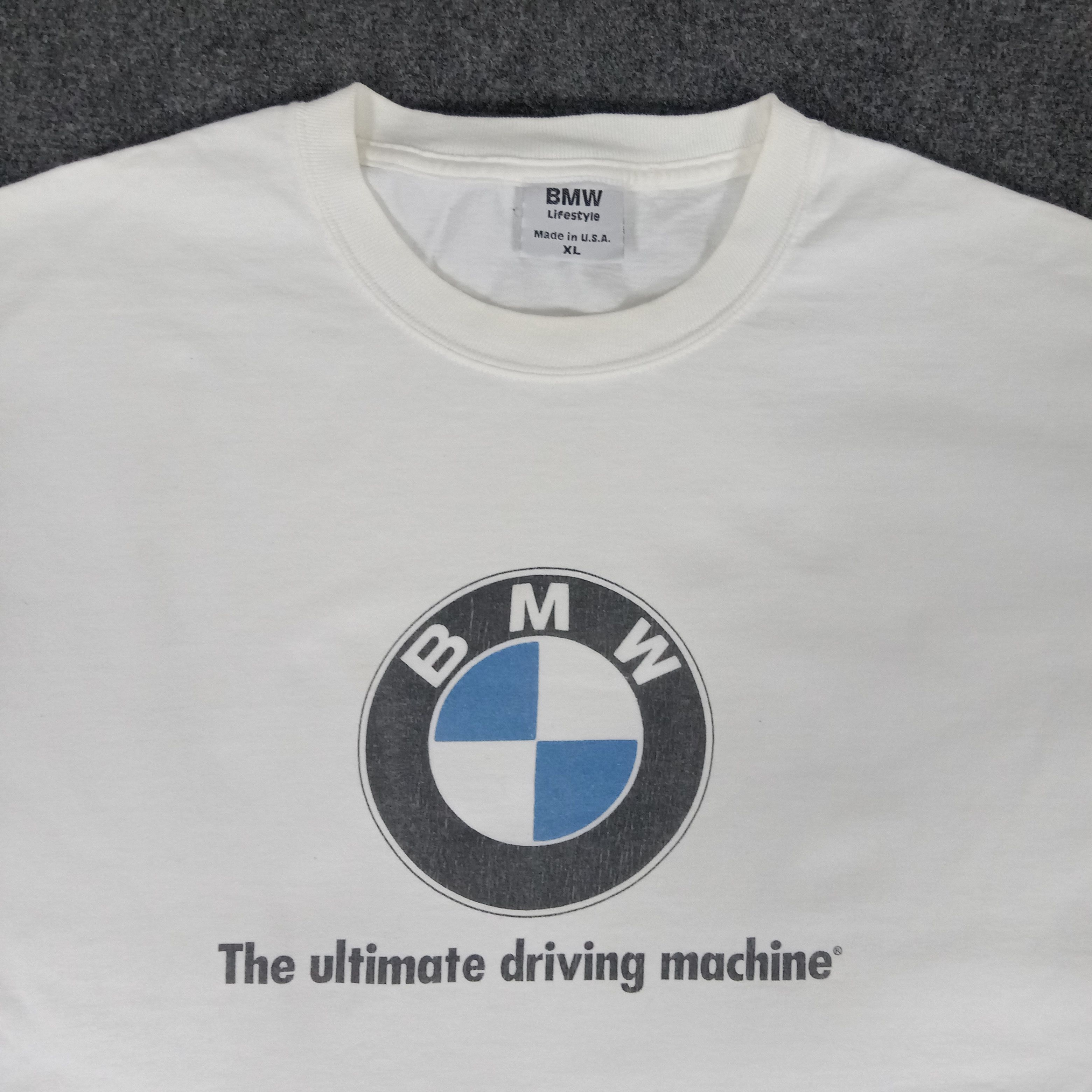 BMW × Vintage BMW The Ultimate Driving Machine Motorsports Tshirt Size US XL / EU 56 / 4 - 2 Thumbnail