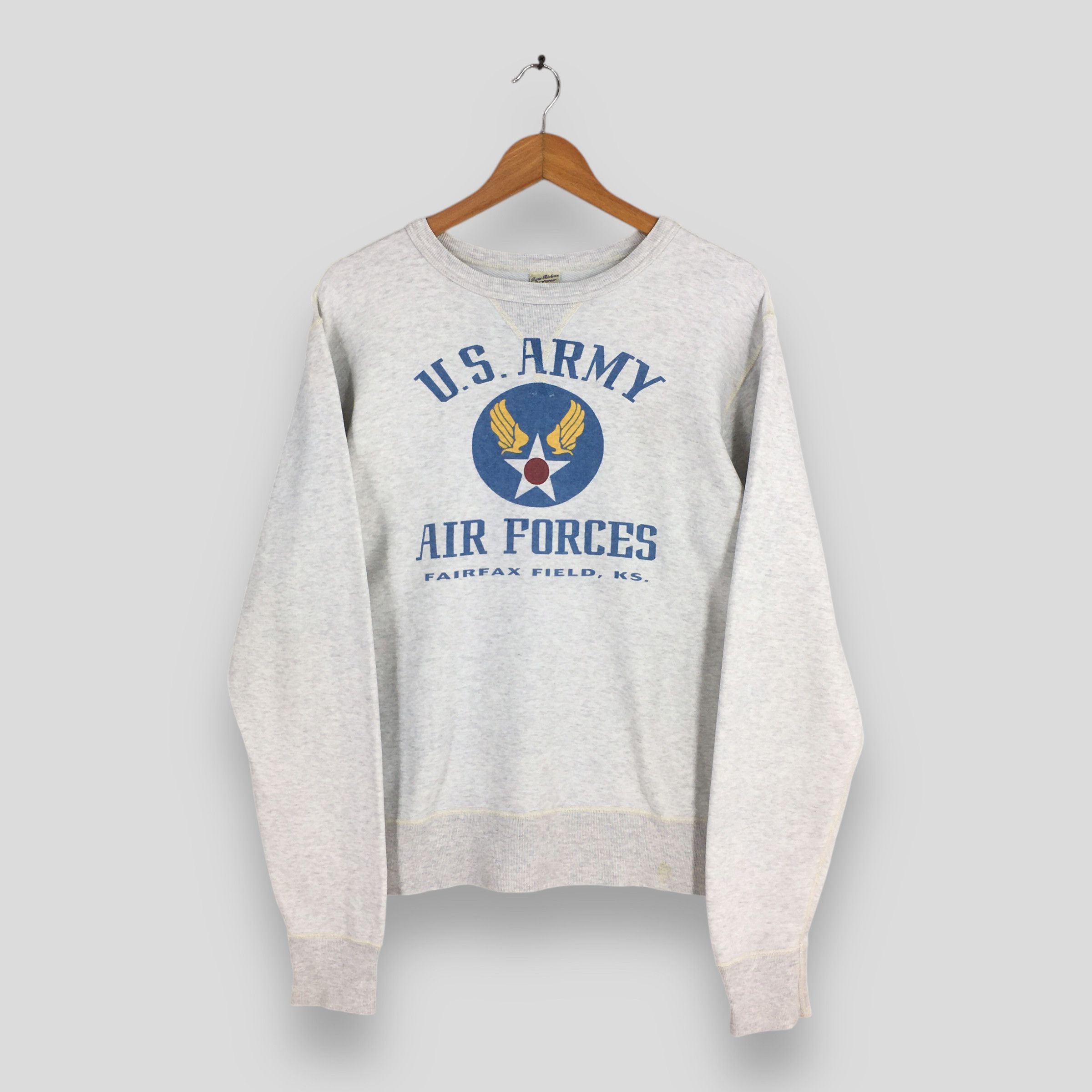 Buzz Rickson's × Vintage Vintage Buzz Rickson U.S. Army Gray Sweatshirt Large Size US L / EU 52-54 / 3 - 1 Thumbnail