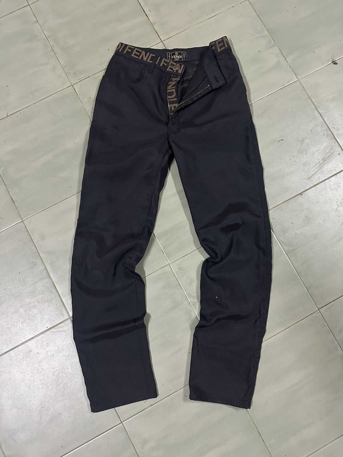 Fendi × Vintage RARE 🔥 VINTAGE FENDI JEANS Size 29" - 1 Thumbnail
