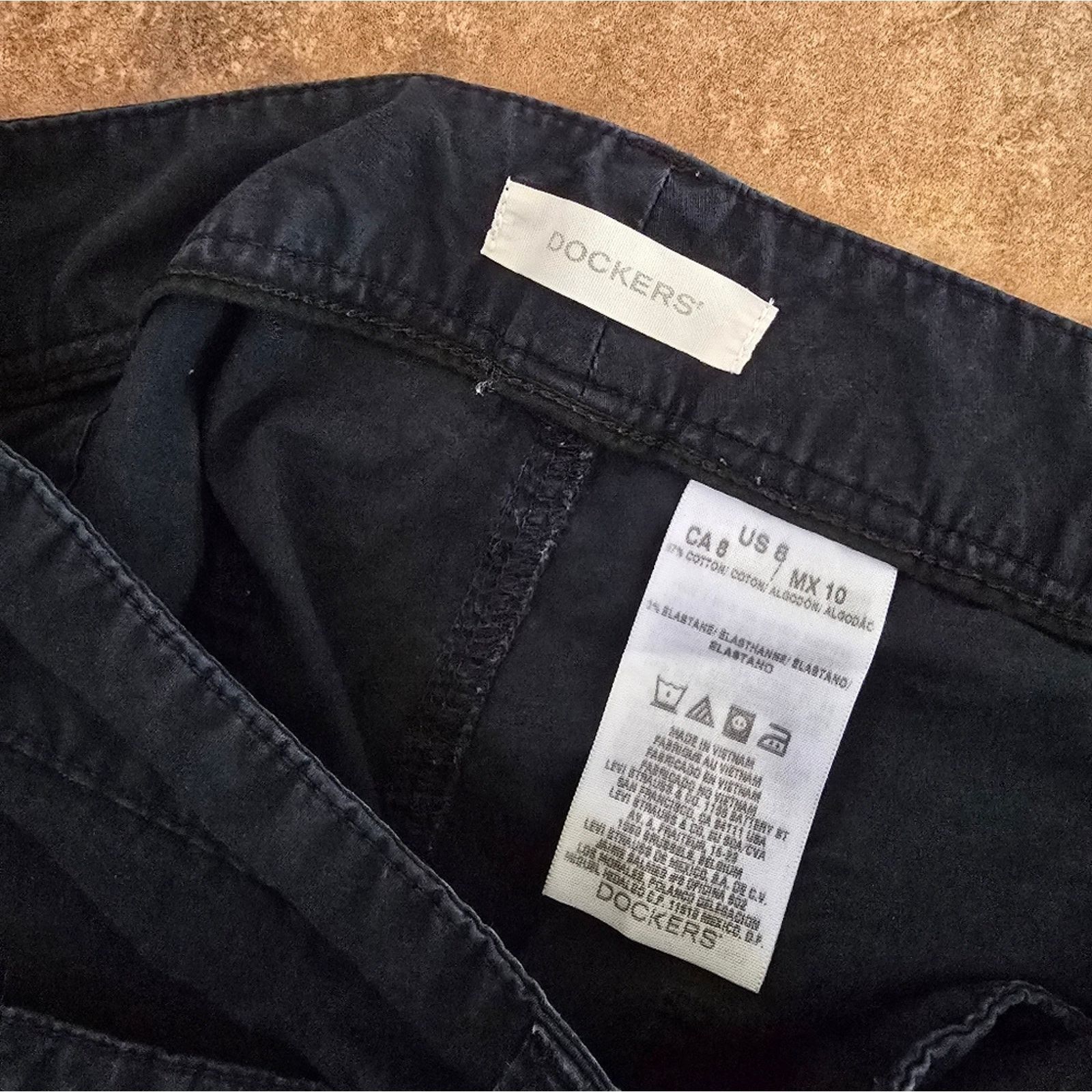 Dockers Navy | DOCKERS | Casual Capri Size 30" / US 8 / IT 44 - 3 Thumbnail