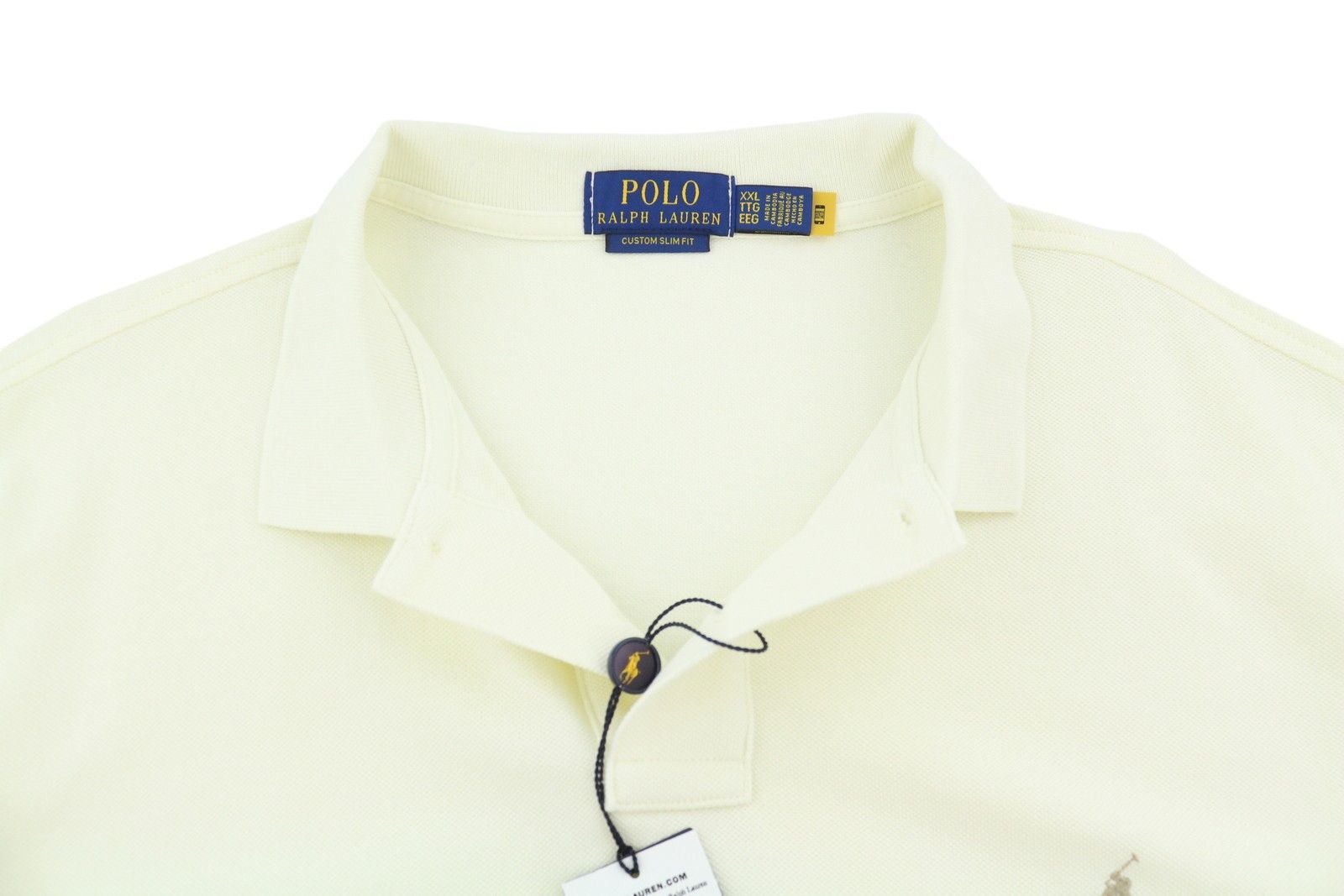 Ralph Lauren CUSTOM SLIM FIT 2XL Cream Embroidered Logo 87884 Size US XXL / EU 58 / 5 - 5 Thumbnail
