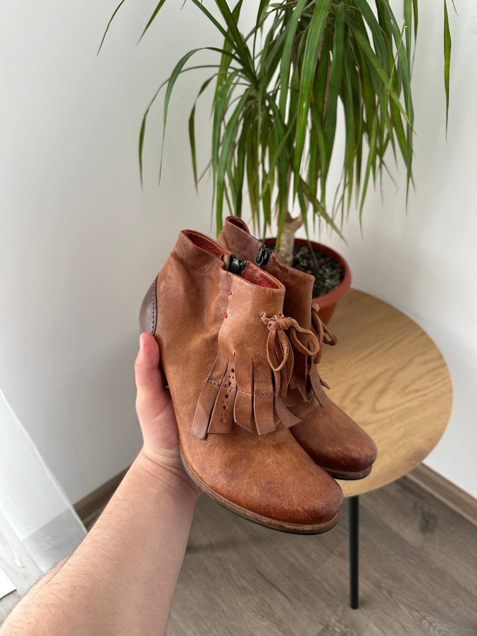 A.S.98 × Japanese Brand × Vintage Vintage Japanese A.S98 Brown Leather Air Step Womesn Boots Size US 8.5 / IT 38.5 - 11 Thumbnail