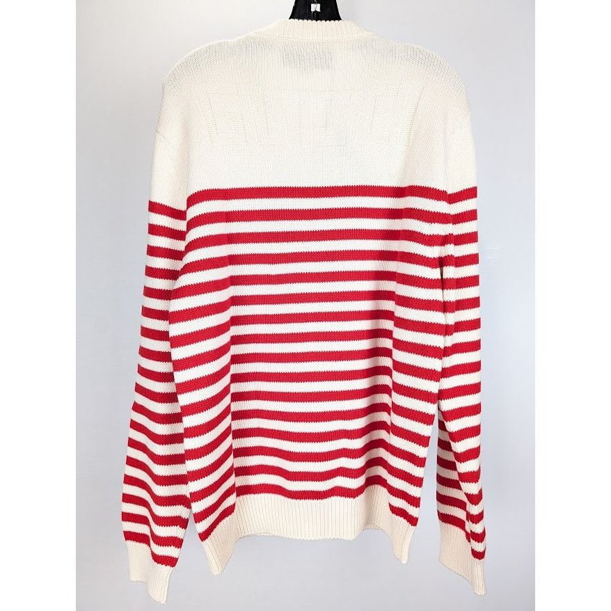 Gucci o1rshd1 Wool Cotton Long Sleeve Crewneck Sweatshirt Ivory Size US XL / EU 56 / 4 - 11 Thumbnail