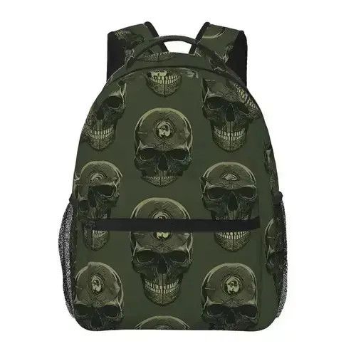 Other Green Skulls Backpack Size ONE SIZE - 1 Thumbnail