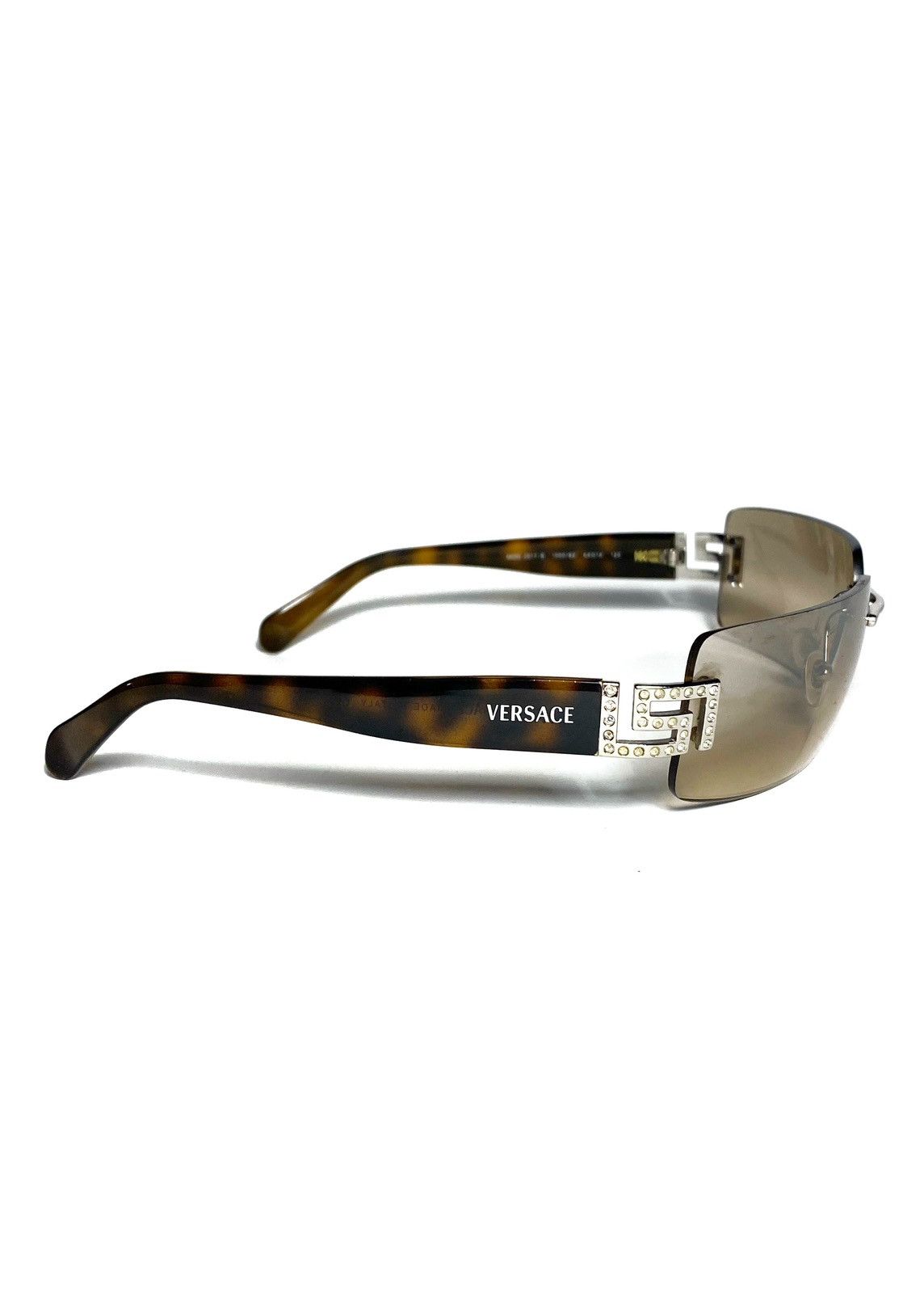 Versace Silver Tab Vintage Versace Sunglasses Size ONE SIZE - 6 Thumbnail