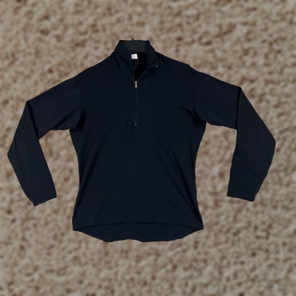 Patagonia VINTAGE Patagonia Sweater Women Small Black 1/4 Zip Polyester Fleece Synchilla Size S / US 4 / IT 40 - 1 Thumbnail
