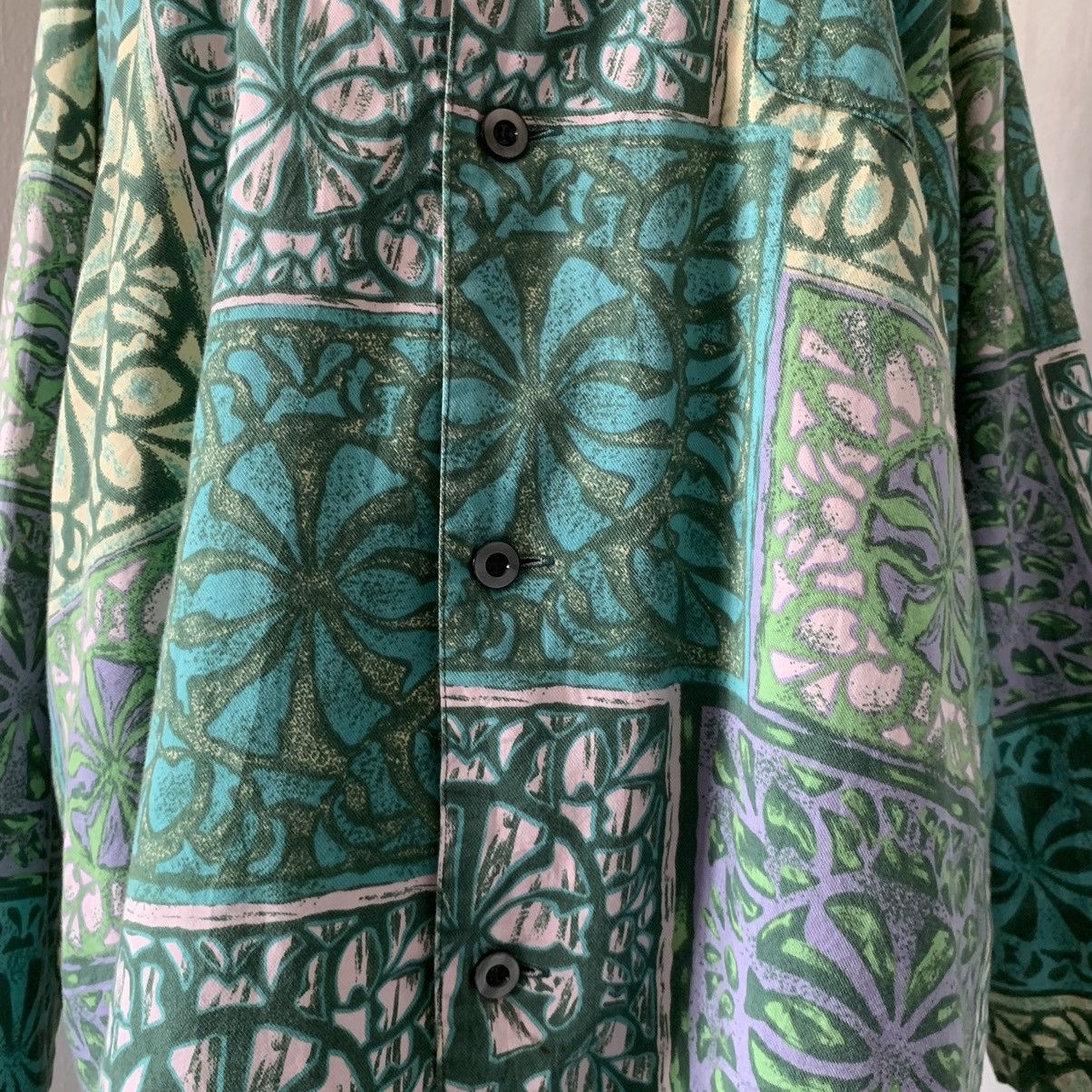 Kansai Yamamoto Vintage Kansai Man Floral Light Jacket Size US XL / EU 56 / 4 - 4 Thumbnail