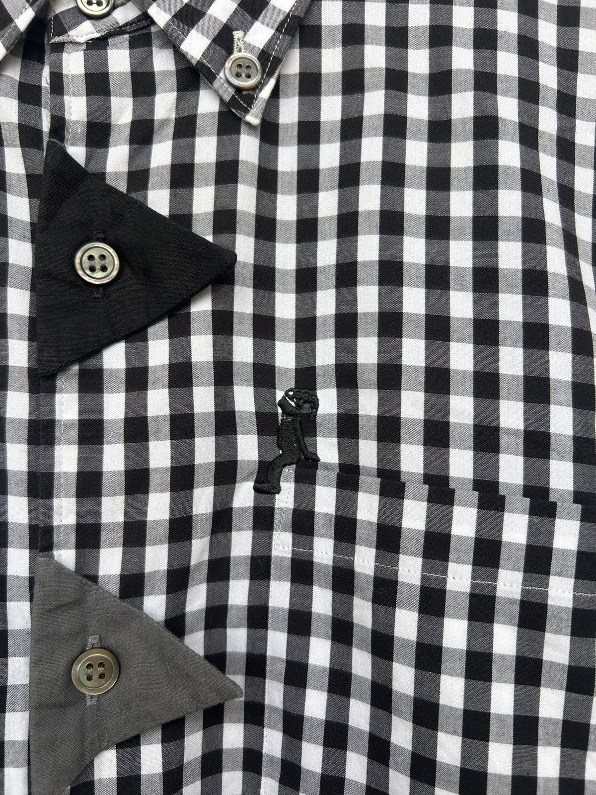 Issey Miyake Frapbois Gingham Check Shirt Size XS / US 0-2 / IT 36-38 - 3 Thumbnail