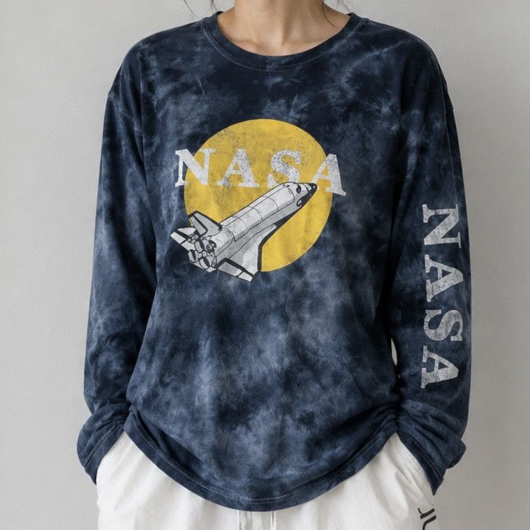 Other NASA Tie-Dye Long Sleeve Shirt | Space Graphic Tee Size US M / EU 48-50 / 2 - 1 Thumbnail