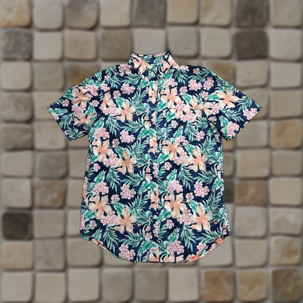Vineyard Vines Vineyard Vines Murray Shirt Men Small Multicolor Floral Tropical Cotton Shirt (Button-Up) Size US S / EU 44-46 / 1 - 1 Thumbnail