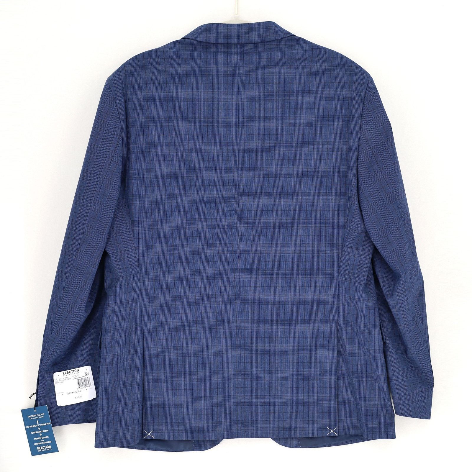 Kenneth Cole Kenneth Cole Reaction Men's Navy Slim-Fit Blazer Size 44R Size 44R - 4 Thumbnail