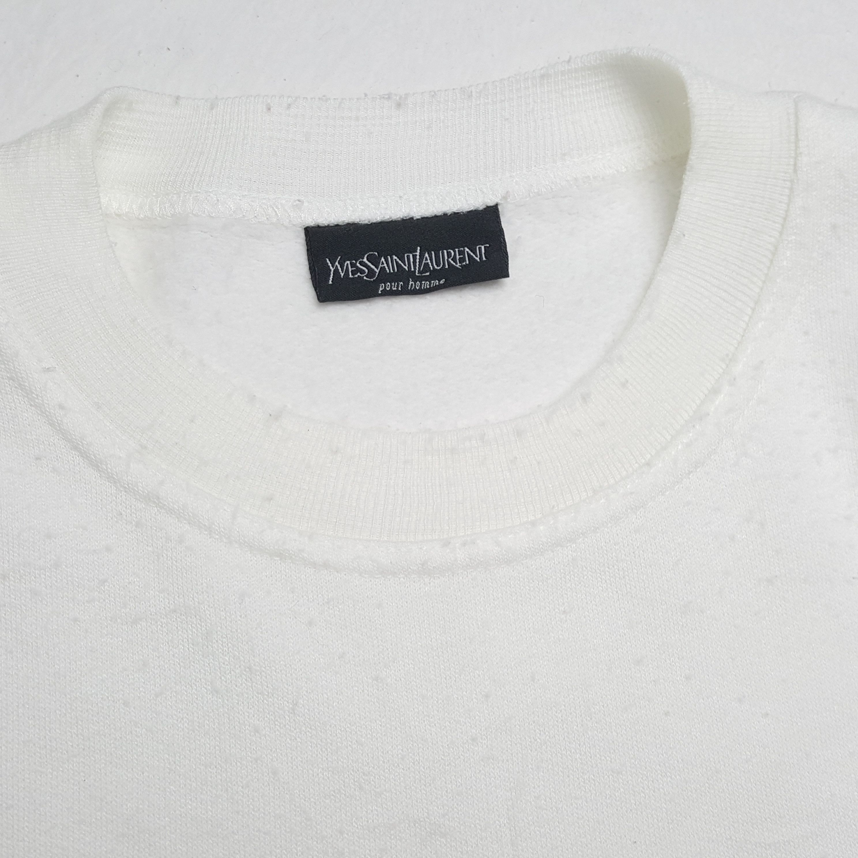 Vintage × Yves Saint Laurent YVES SAINT LAURENT Luxury Brand Fashion Style Sweatshirt Size US L / EU 52-54 / 3 - 10 Thumbnail