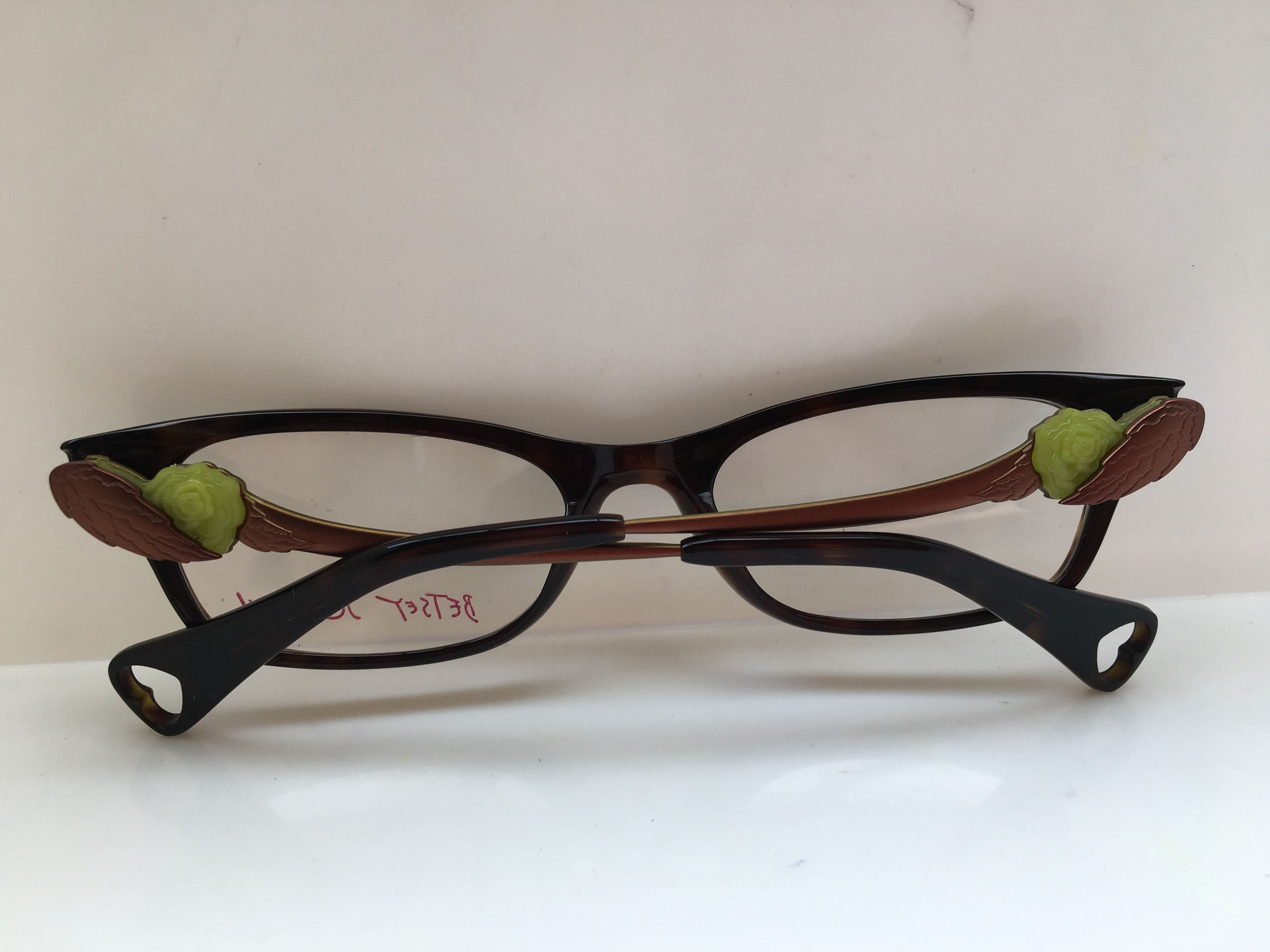 Betsey Johnson Betsey Johnson Tortoise Cat Eye Eyeglasses Frame Diva Size ONE SIZE - 7 Thumbnail