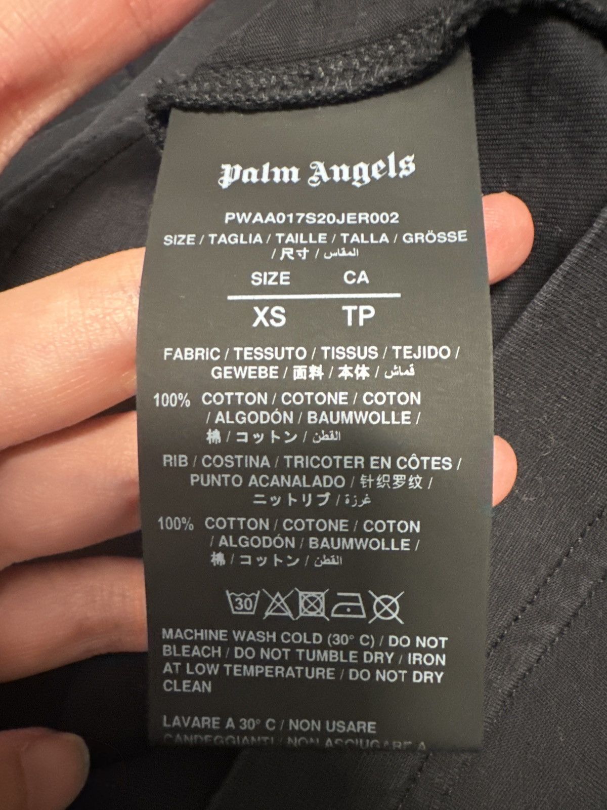 Palm Angels Palm Angels black butterfly tshirt Size XS / US 0-2 / IT 36-38 - 7 Thumbnail