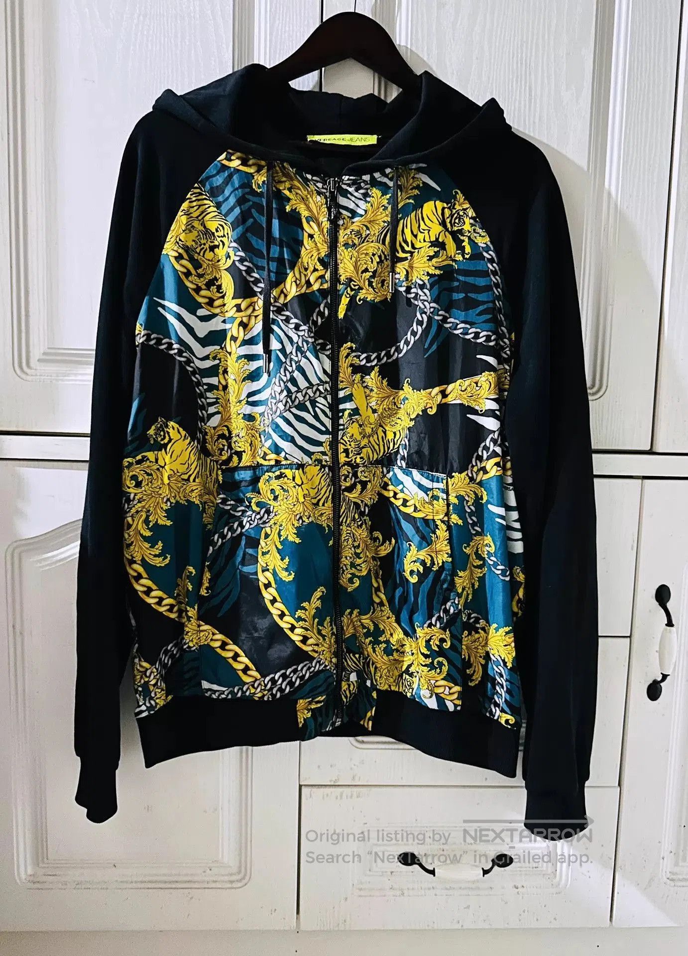Versace Black XL Zip. Size US XL / EU 56 / 4 - 1 Thumbnail