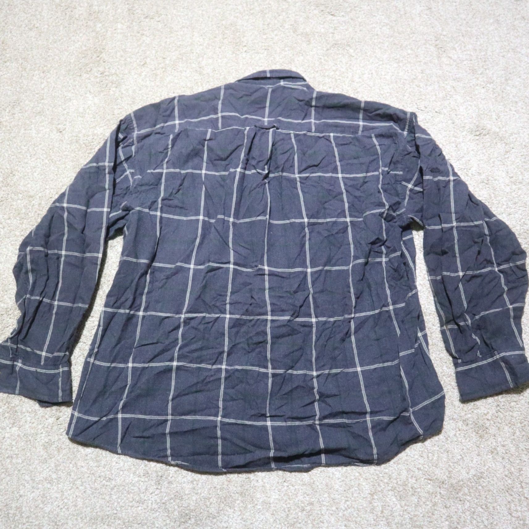 Bill Blass Bill Blass Blue Plaid Button-Up Shirt XL Mens Size US XL / EU 56 / 4 - 8 Thumbnail