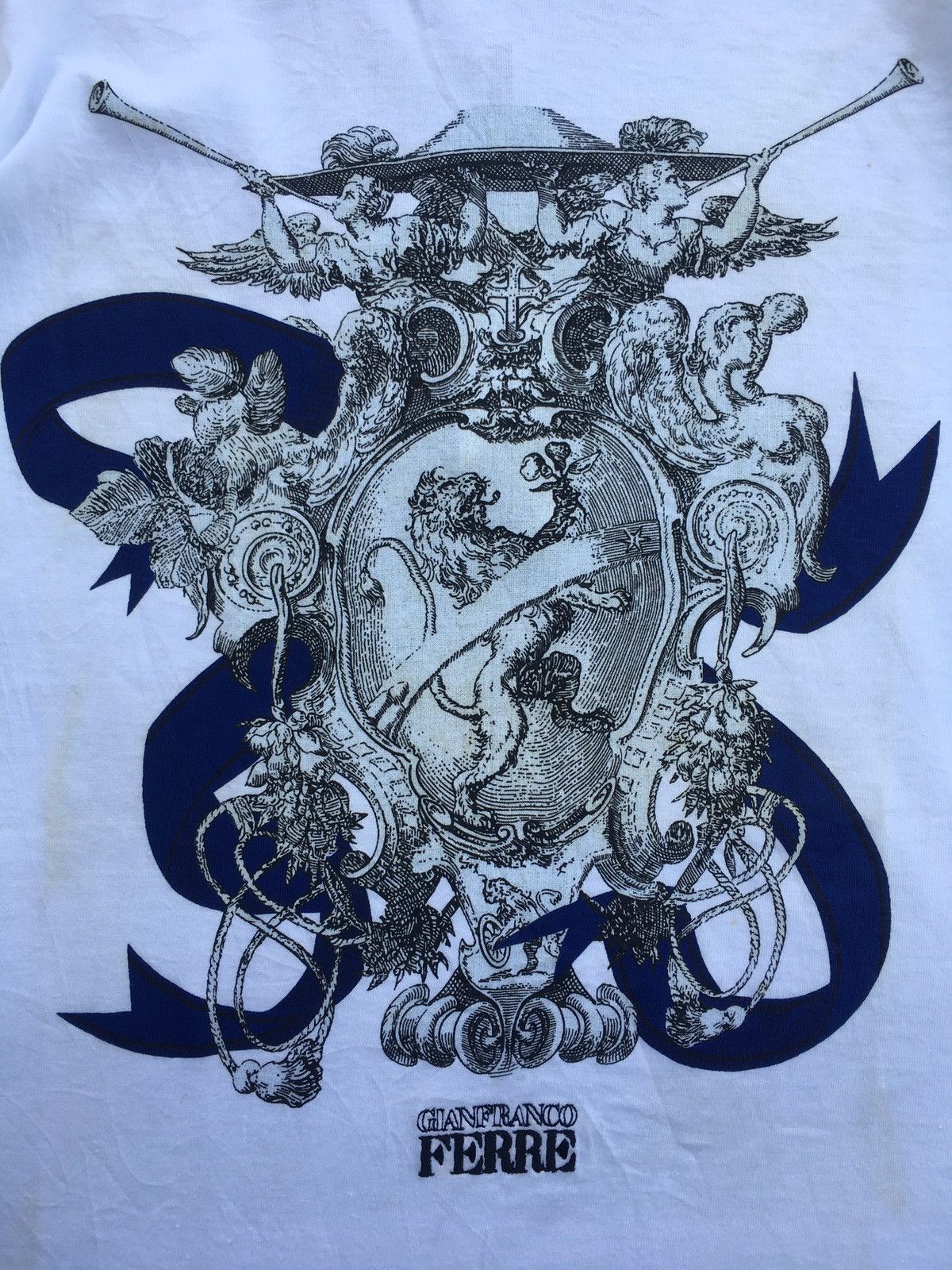Gianfranco Ferre Rare Vintage Gianfranco Ferre Italy Tshirt Size US L / EU 52-54 / 3 - 8 Thumbnail