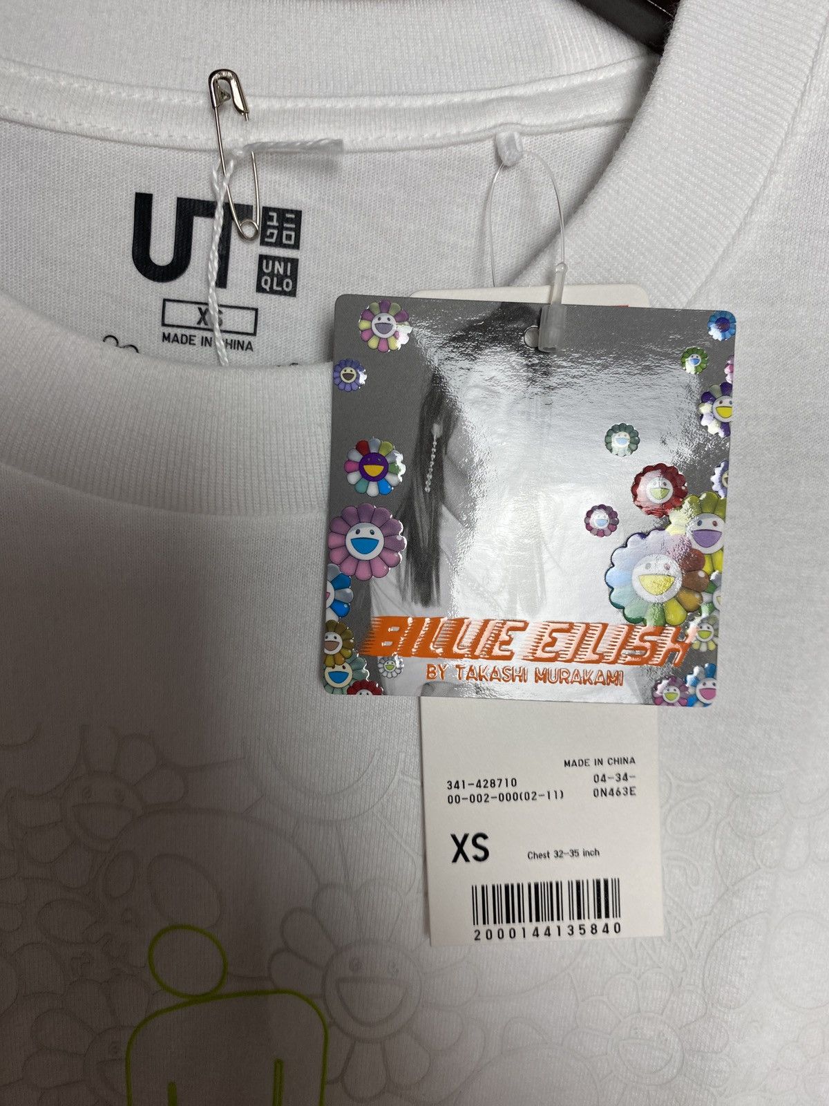 Billie Eilish × Takashi Murakami Takashi Murakami Billie Eilish White Tshirt Size US XS / EU 42 / 0 - 3 Thumbnail