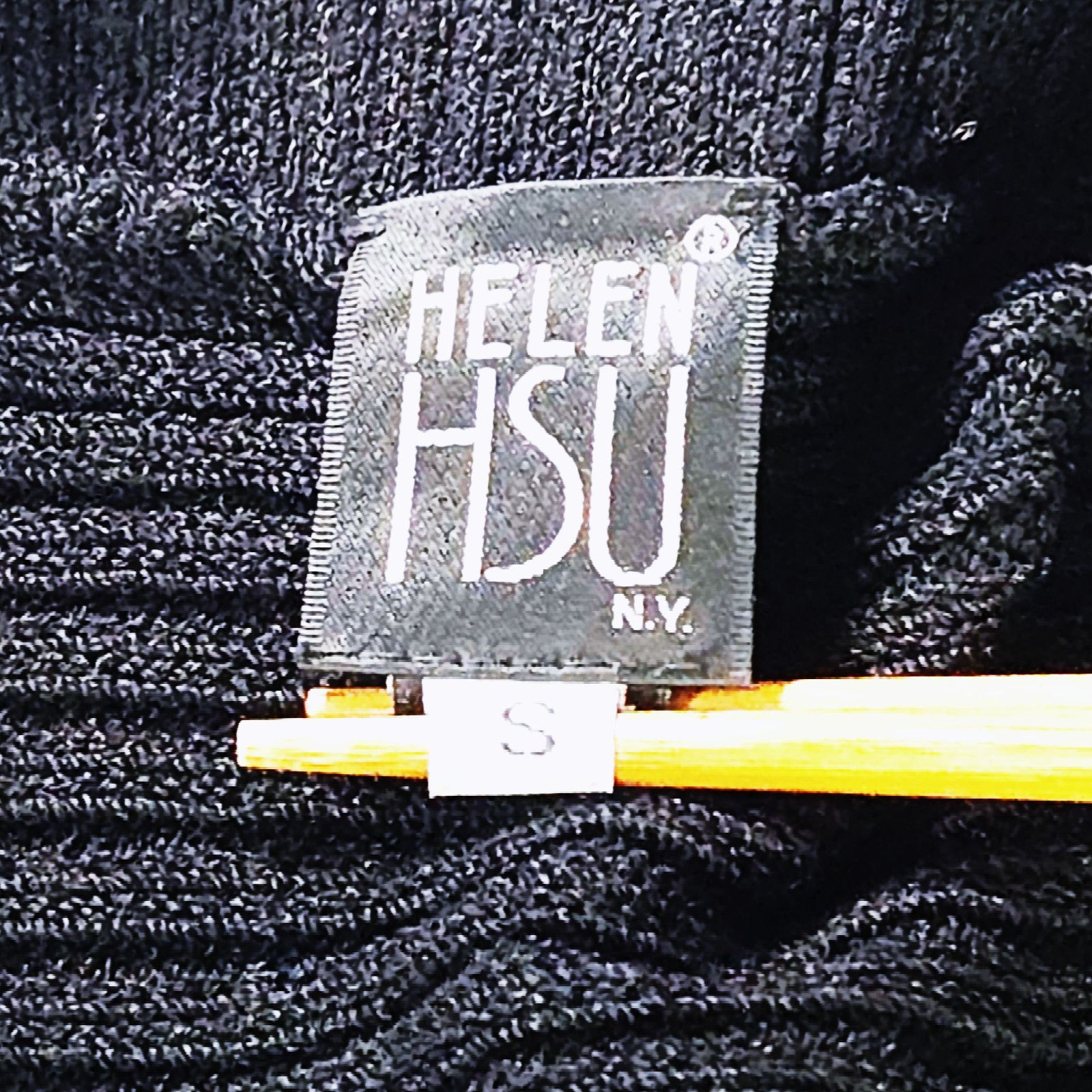 Other VTG EUC Helen Hsu N.Y. Wool Blend Ribbed Cardigan Sz S Black Size S / US 4 / IT 40 - 4 Thumbnail