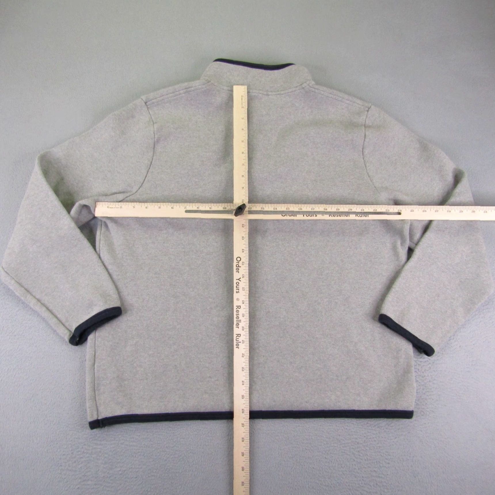 Vintage VINTAGE LL Bean Sweater Mens XL Gray 1/4 Zip Thermal Pullover Knit Sweater Outdoor 90s Mens Size US XL / EU 56 / 4 - 5 Thumbnail