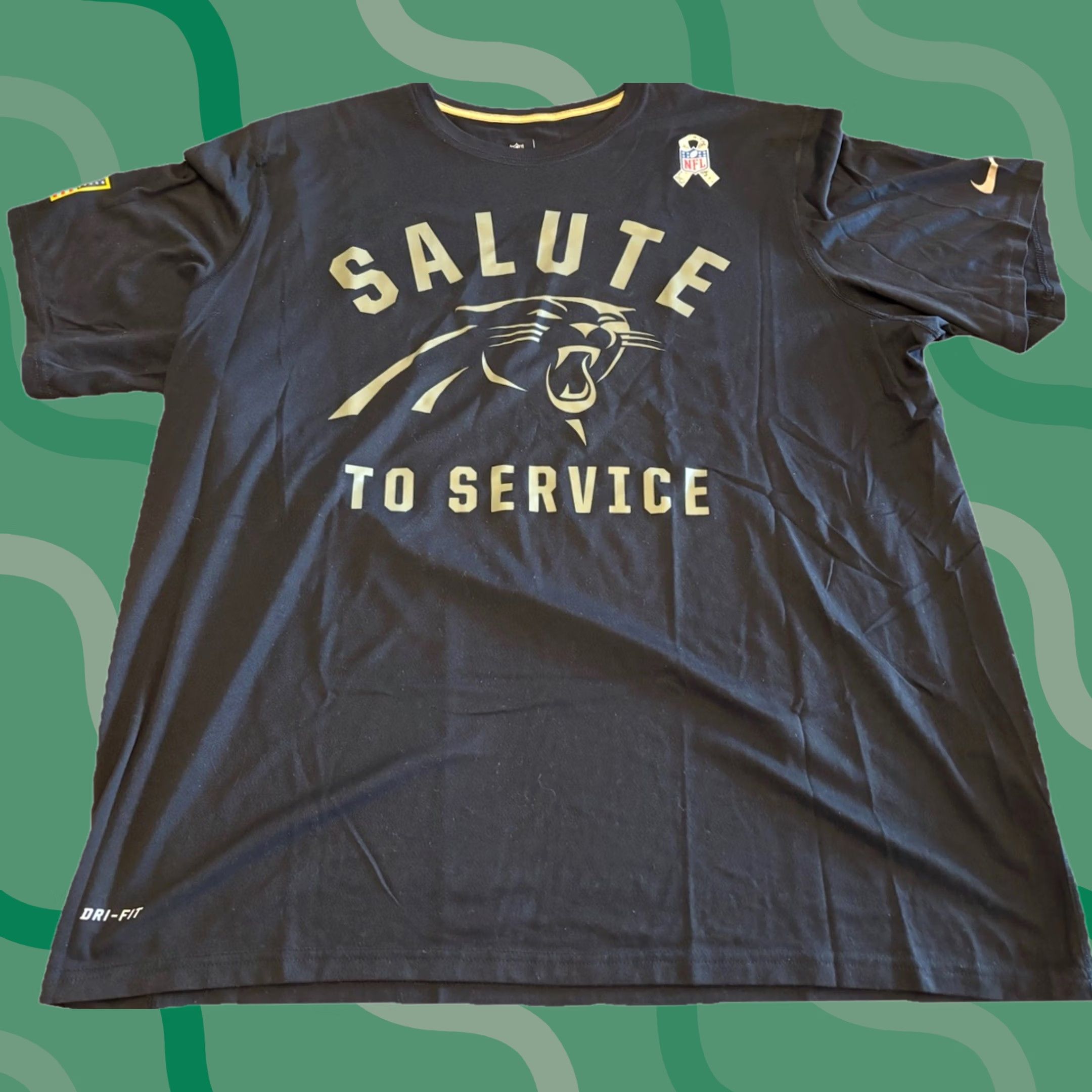 Nike Nike Salute to Service Men's Shirt NFL Military F4 2XL Crew Short Sleeve Size US XXL / EU 58 / 5 - 1 Thumbnail