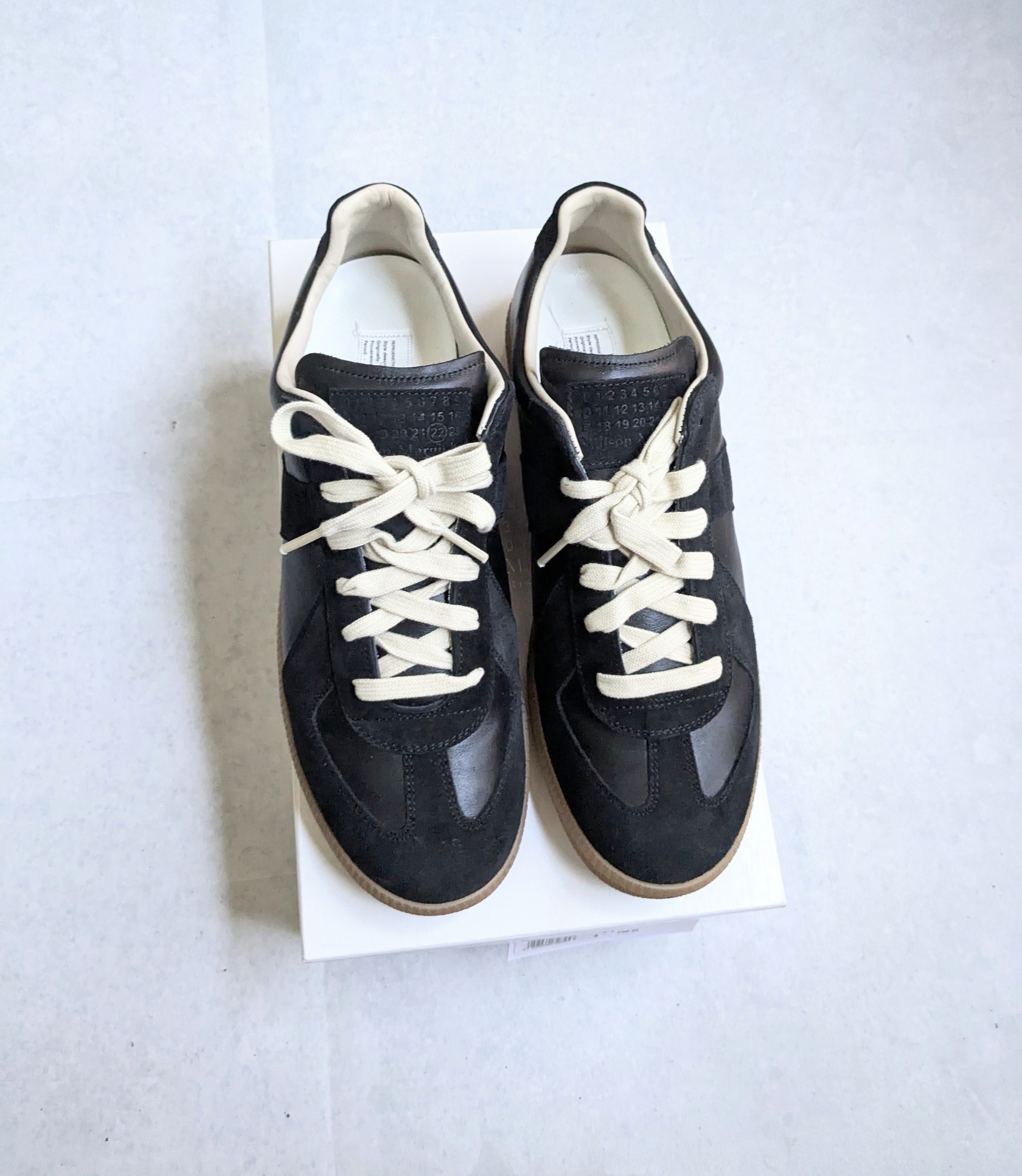 Maison Margiela Maison Margiela Replica GAT Black 11 44 Low Tops Gum Size US 11 / EU 44 - 2 Thumbnail