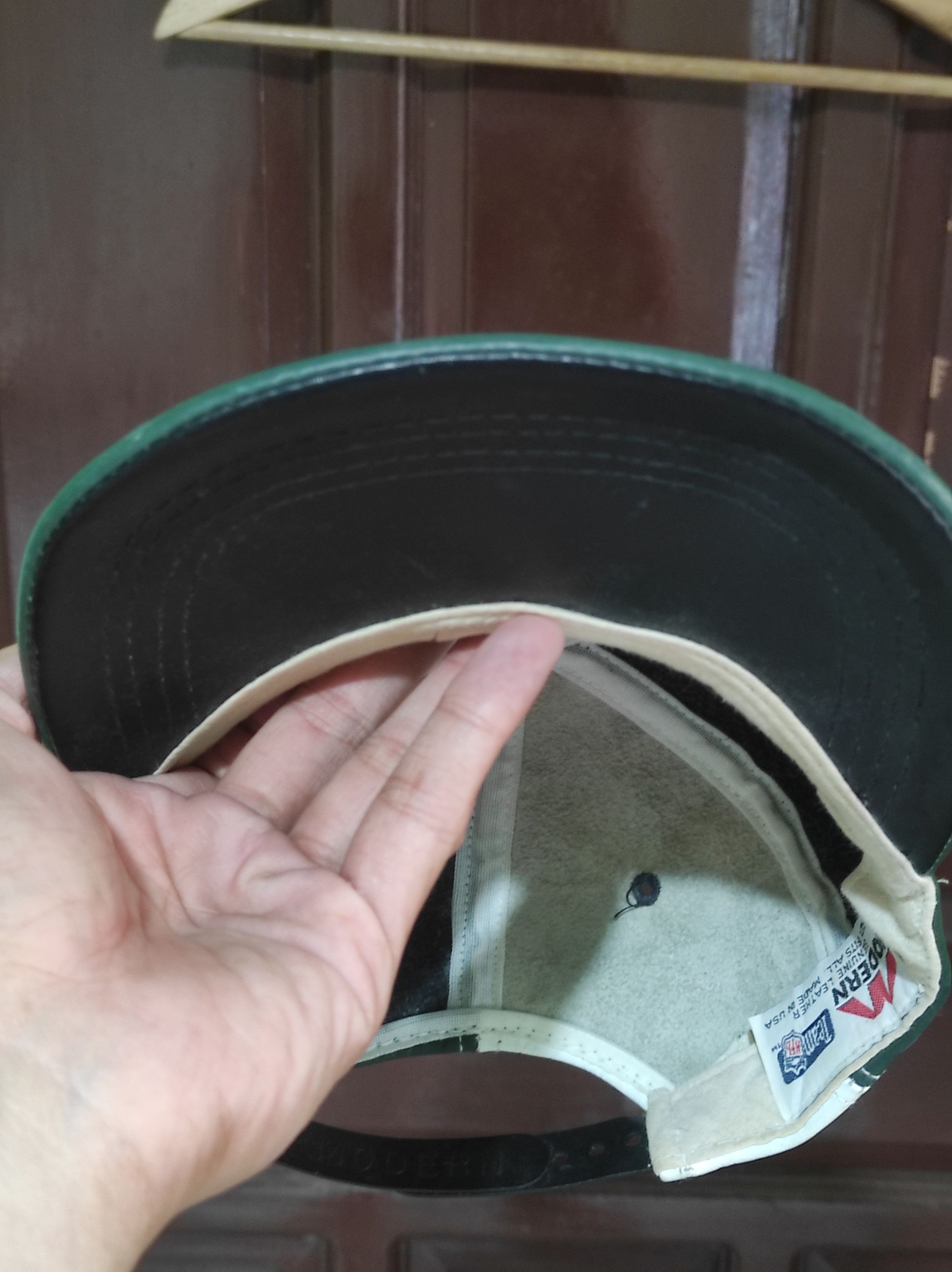 Vintage VTG Gpackers Leather Cap by Modern Size ONE SIZE - 3 Thumbnail