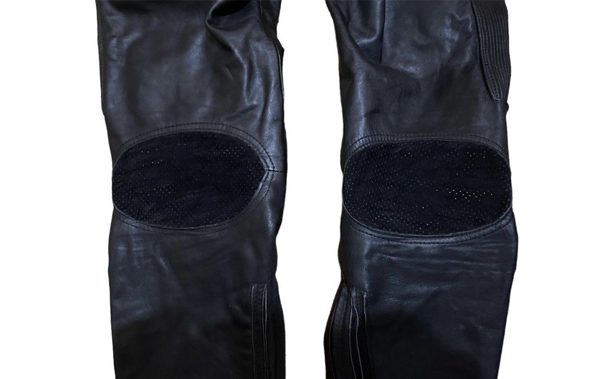 Genuine Leather Vintage IXS Motorcycle Racing Leather Biker Pants Size US 29 - 7 Thumbnail