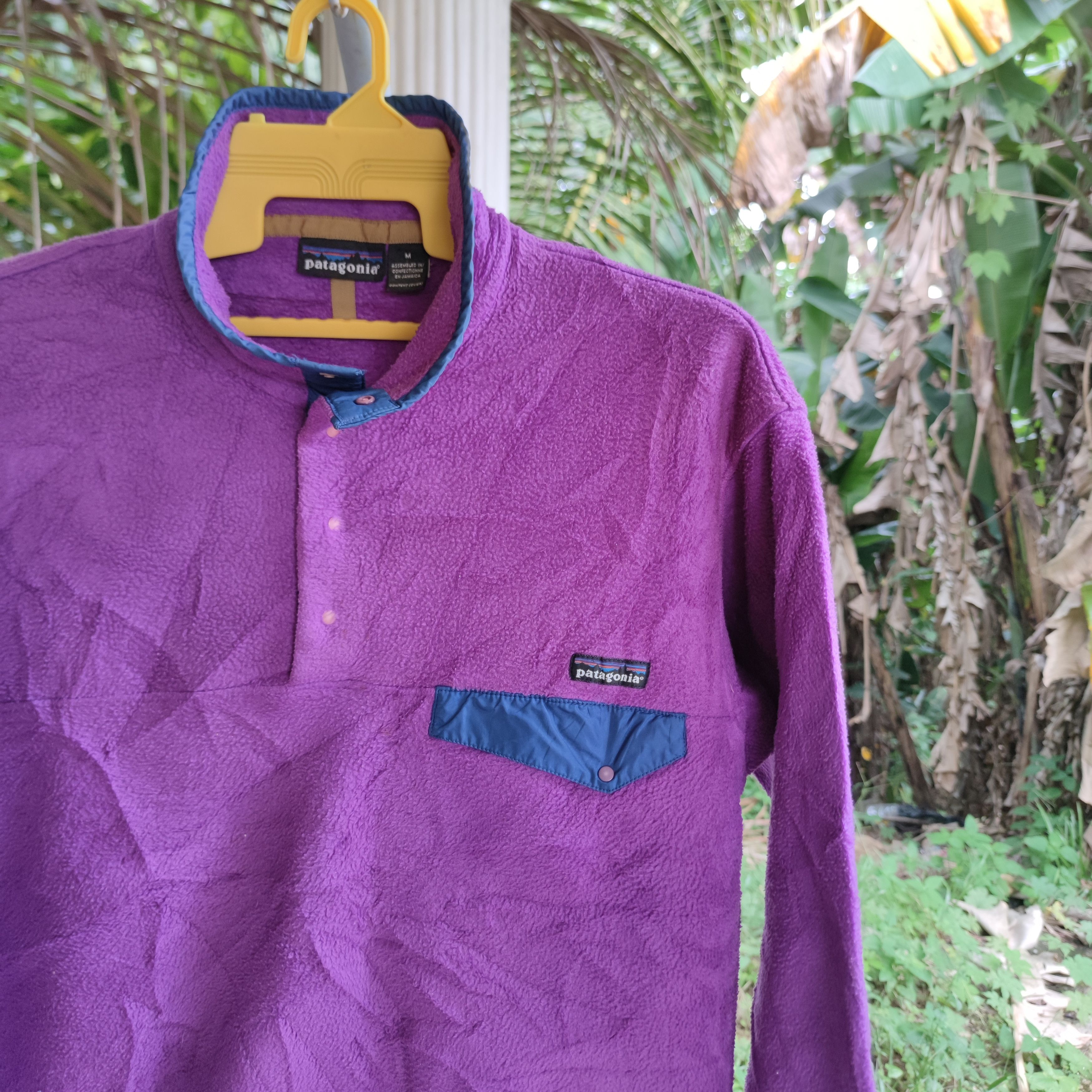 Patagonia × Vintage VINTAGE PATAGONIA HALF BUTTON FLEECE JUMPER Size US M / EU 48-50 / 2 - 7 Thumbnail