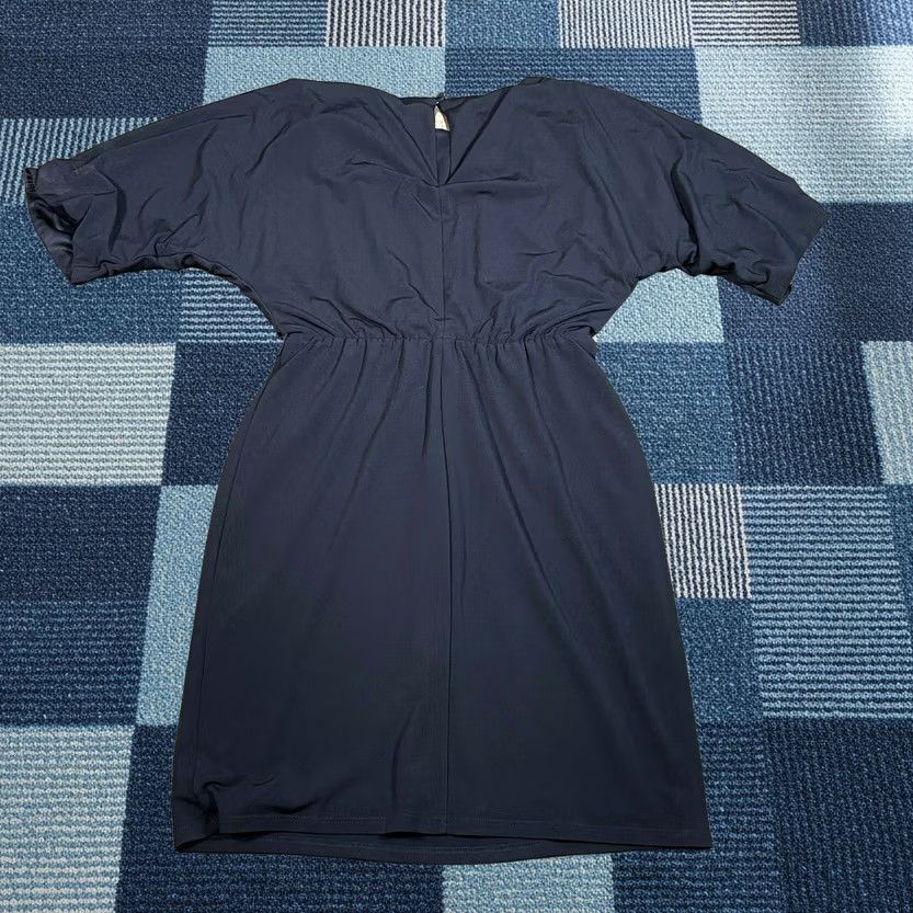 Jessica Simpson Jessica Simpson Dress Womens S Small Blue Mini Round Neck Short Dolman Sleeves Size 28" / US 6 / IT 42 - 1 Thumbnail