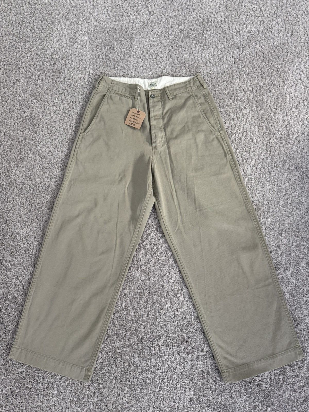 GOLD SELVEDGE WEAPON WIDE TROUSERS Size L