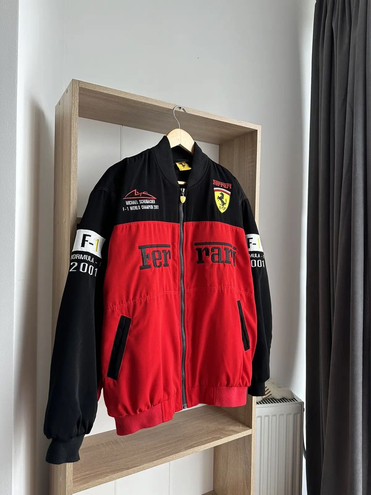 Ferrari × Formula 1 Vintage Ferrari Racing Red Formula Uno Jacket Size US M / EU 48-50 / 2 - 4 Thumbnail
