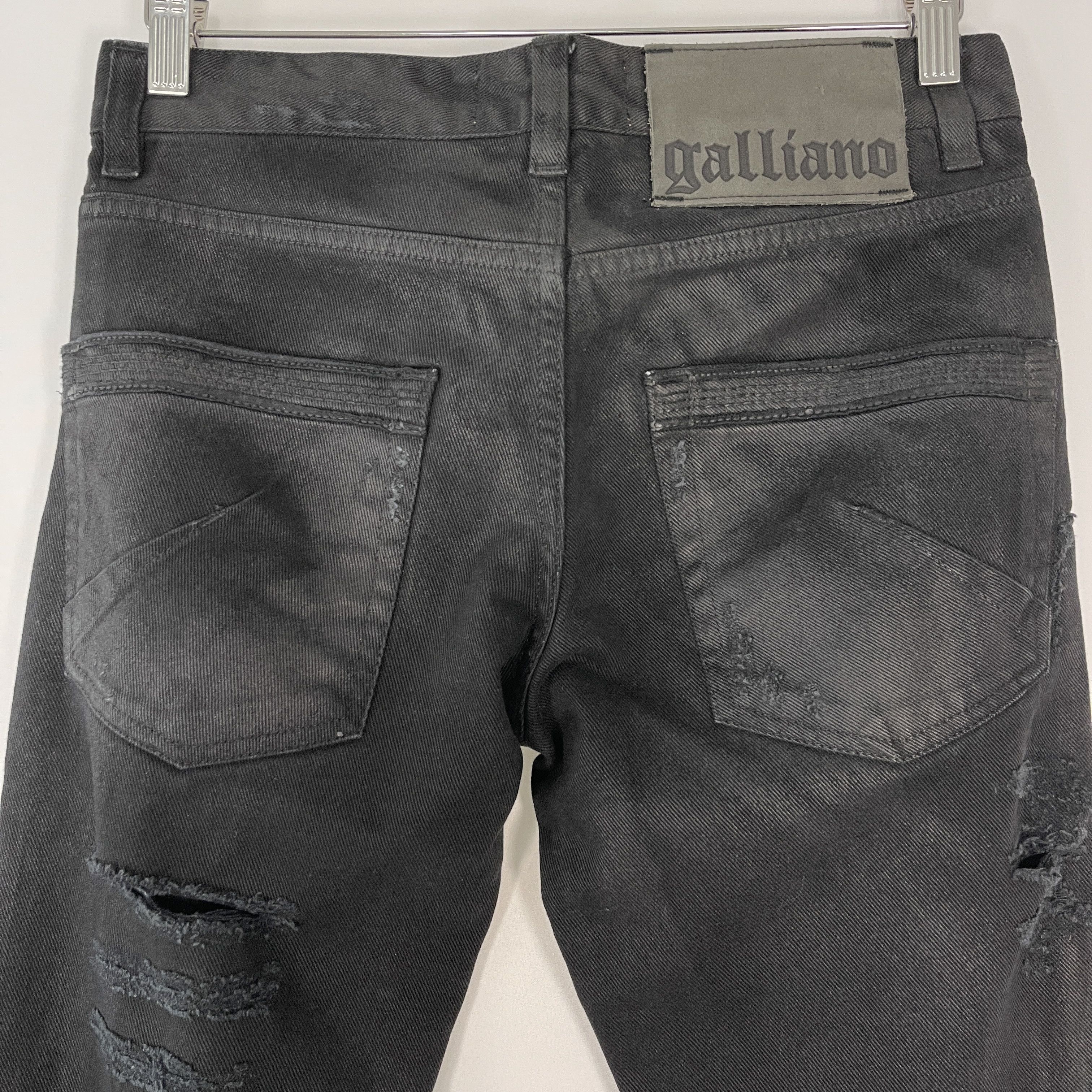 John Galliano JOHN GALLIANO Black Jeans size 28/42 Size 28" / US 6 / IT 42 - 4 Thumbnail