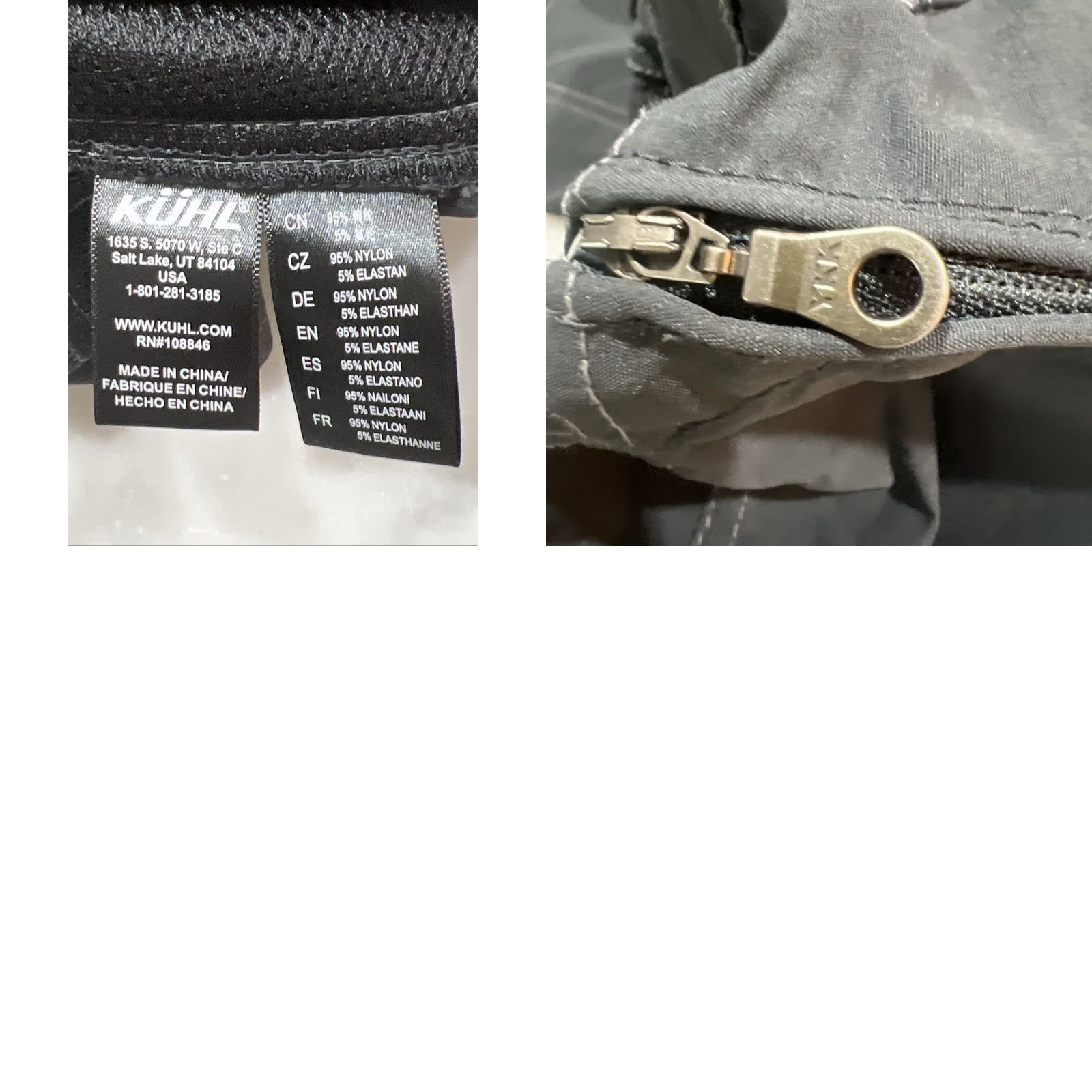 Vintage Kuhl Stealth Convertible Pants Men 40x30 Dark Gray Nylon Elastodiene Cargo Pocket Hiking Outdoors Regular Rise Mid-Flat Front Convertible pants Mens Size US 40 / EU 56 - 11 Thumbnail