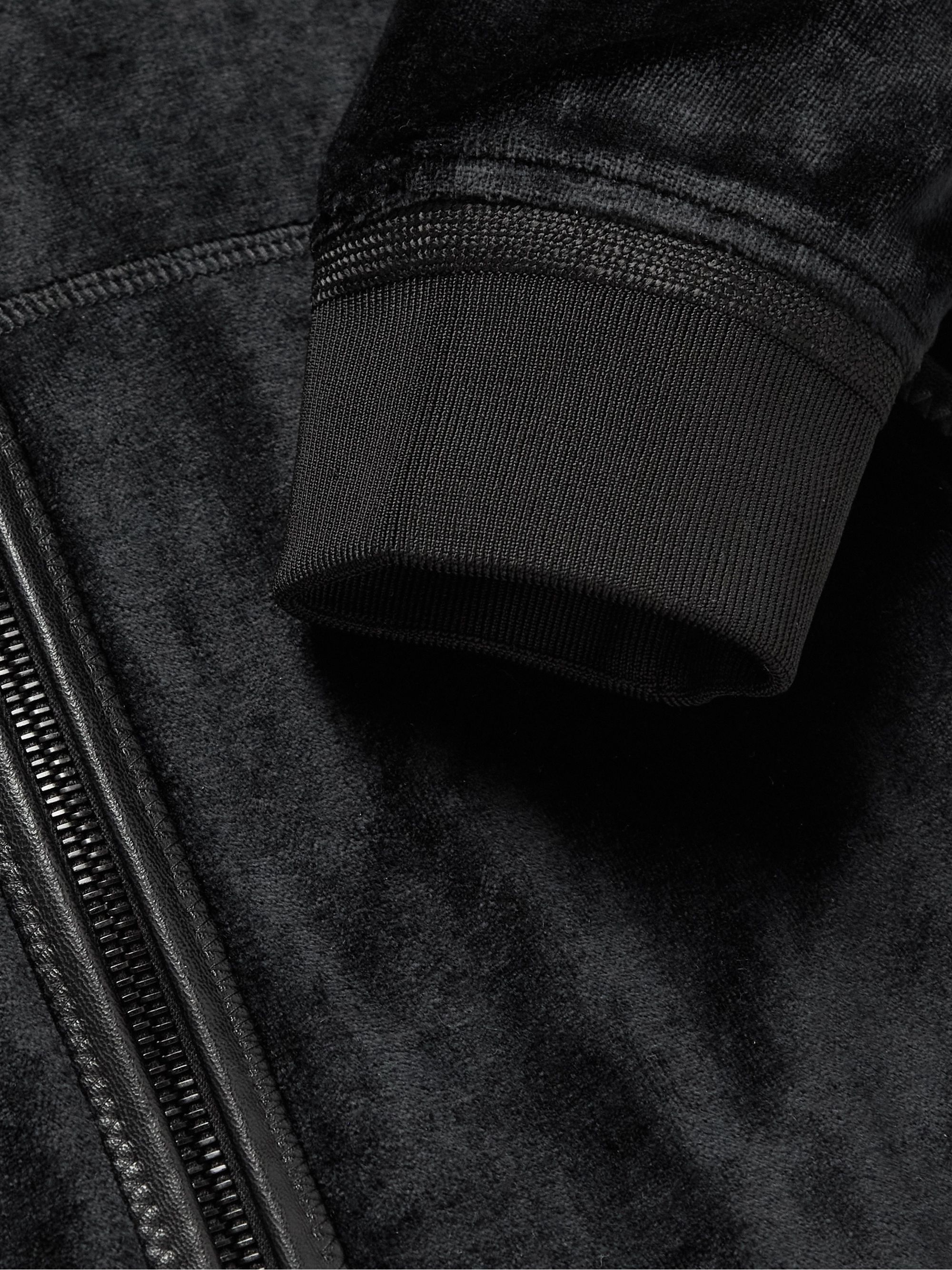 Tom Ford Best Dressed $1,850 w/Tax Leather Accents Double Zip Hoodie Size US M / EU 48-50 / 2 - 13 Thumbnail