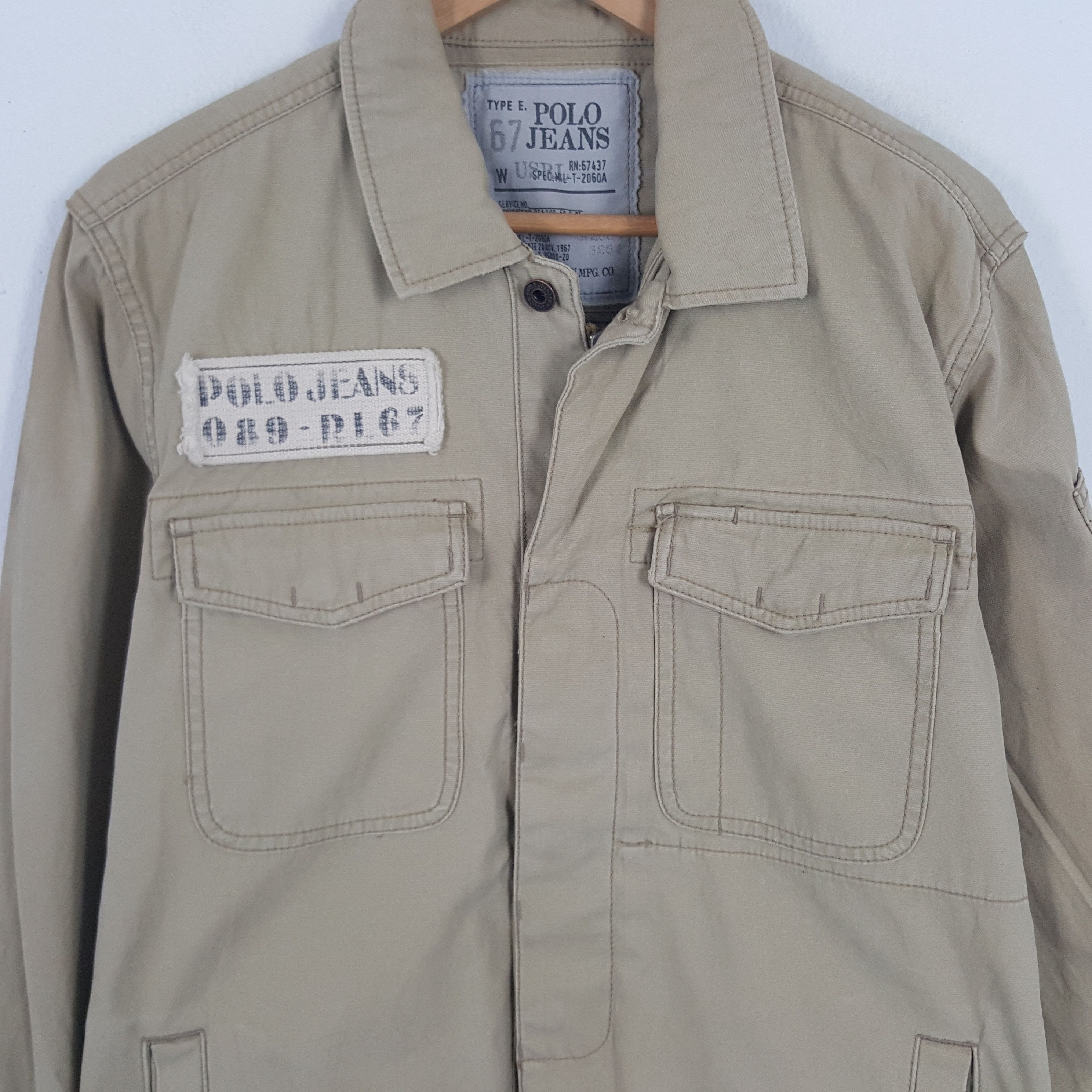 Polo Ralph Lauren × Vintage Vintage Polo Jeans by Ralph Lauren Multi Pocket Jacket Size US M / EU 48-50 / 2 - 2 Thumbnail