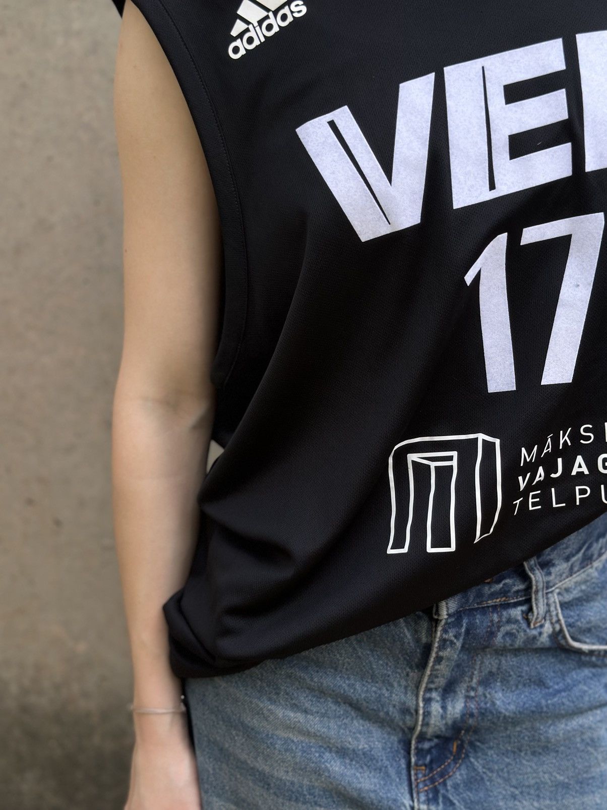 Adidas VTG Adidas Mans Tank Top Sleeves Size XL Riga VEF 17 Players Size US XL / EU 56 / 4 - 5 Thumbnail