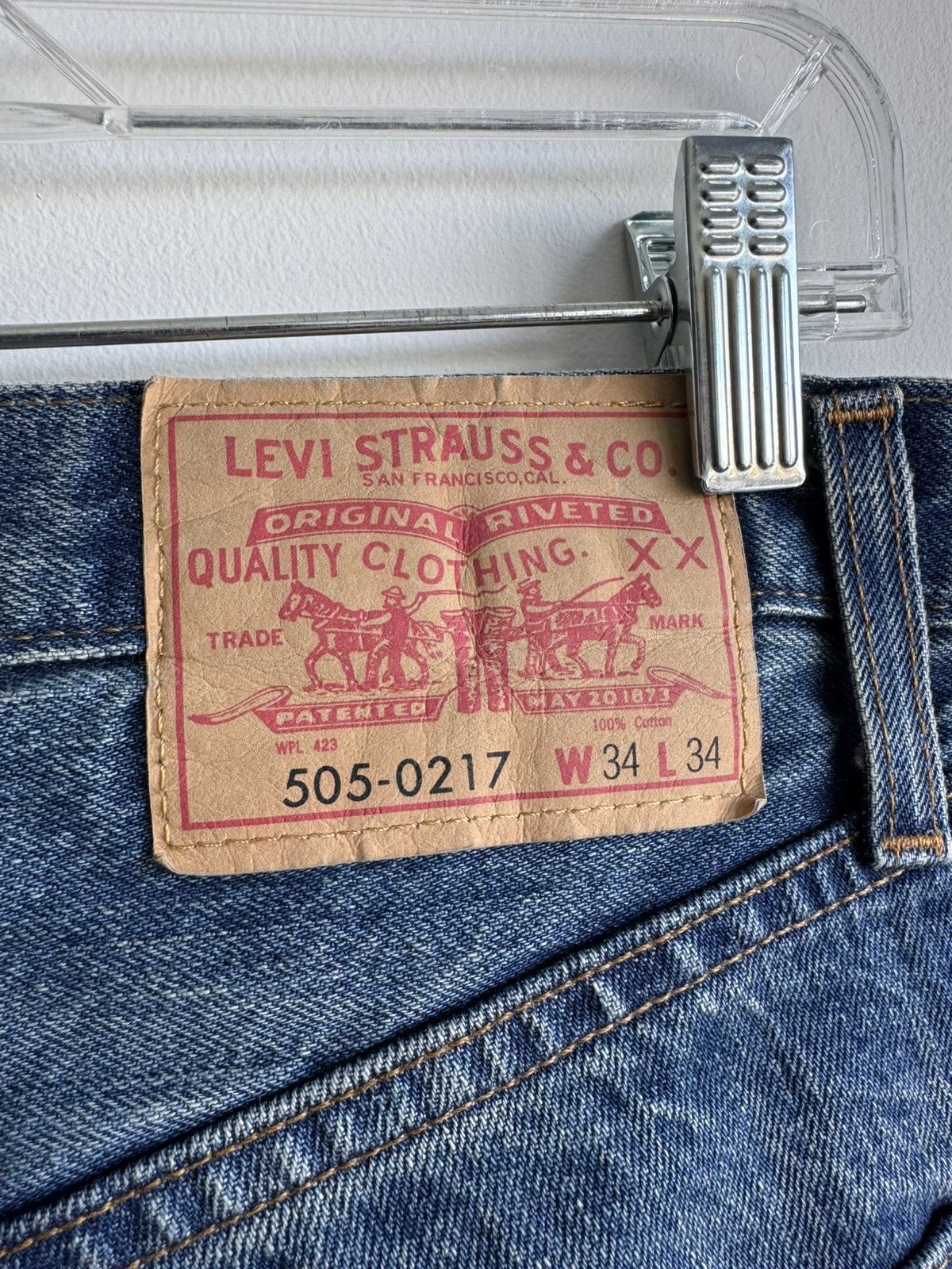 Levi's Vintage Clothing Levis vintage clothing 505 34x34 Size US 34 / EU 50 - 5 Thumbnail
