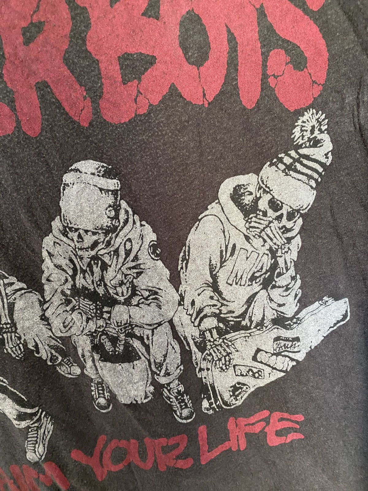 20471120 × Hysteric Glamour × Japanese Brand Vtg RNA DNA reapers boy Claim you life poem 3/4 sleeve Size M / US 6-8 / IT 42-44 - 5 Thumbnail