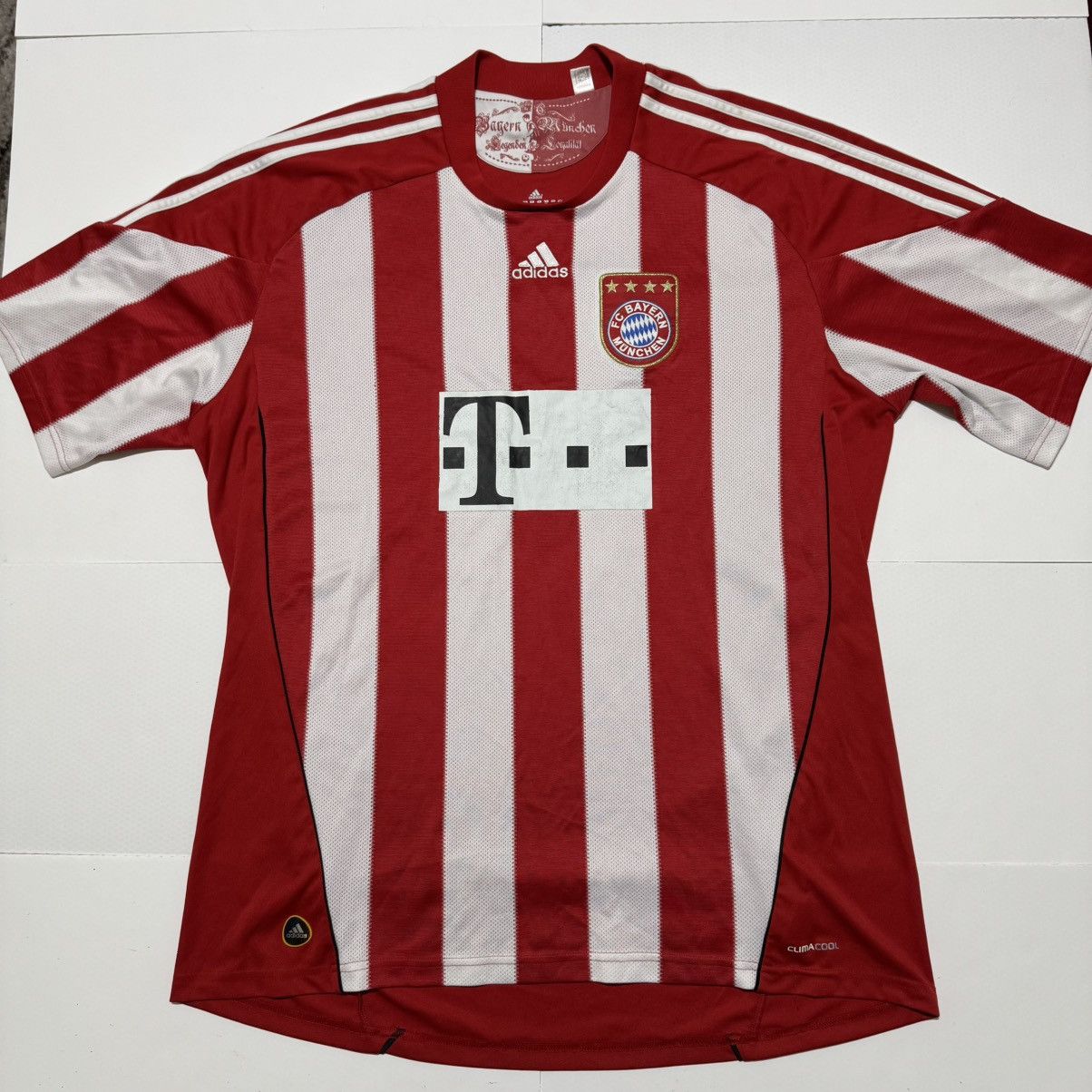 Adidas Adidas FC Bayern Munchen Vintage 2010/11 Soccer Jersey Size US XXL / EU 58 / 5 - 1 Thumbnail