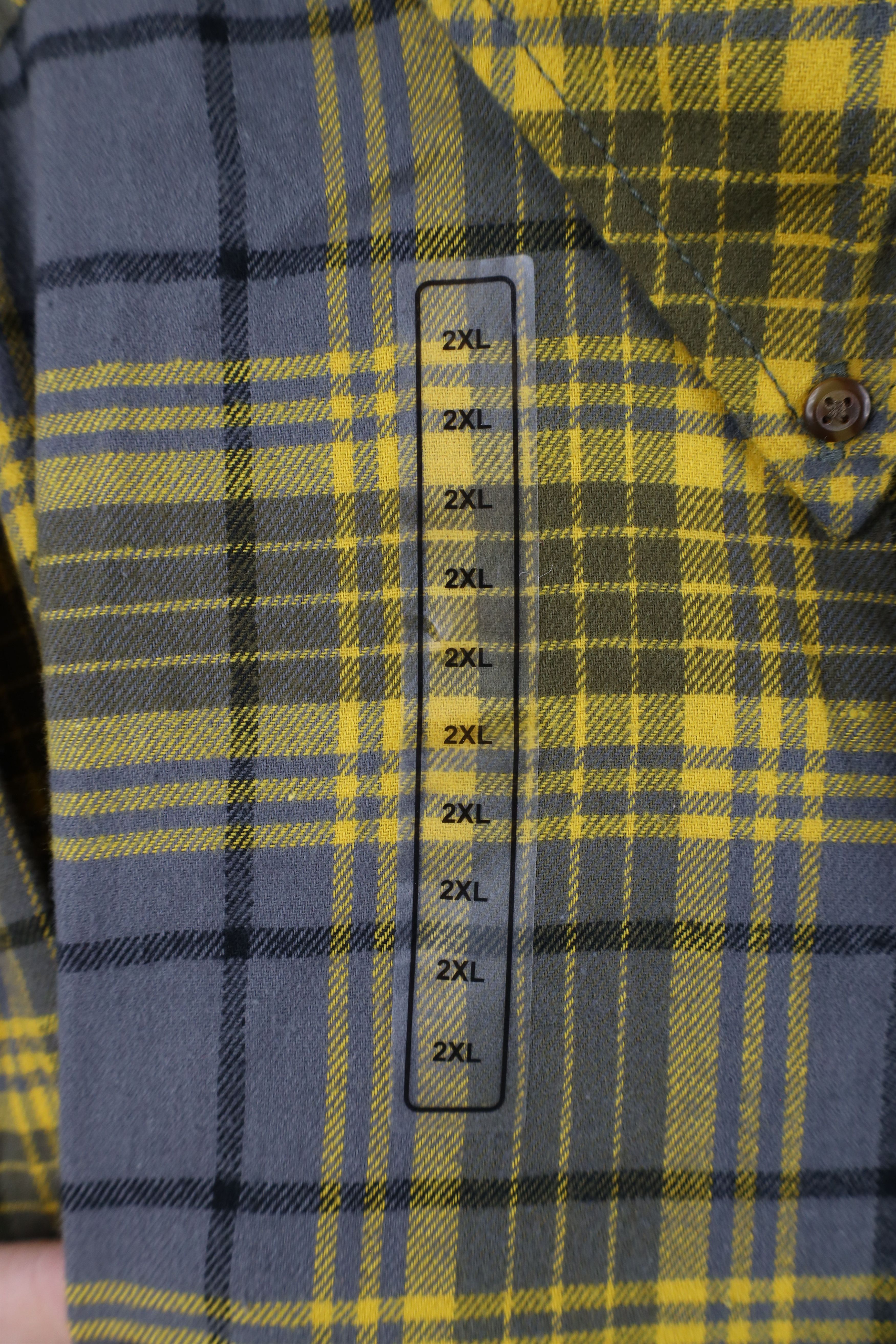 Vintage Deadstock Vintage Y2K Streetwear Button Down Shirt Plaid Size US XXL / EU 58 / 5 - 7 Thumbnail