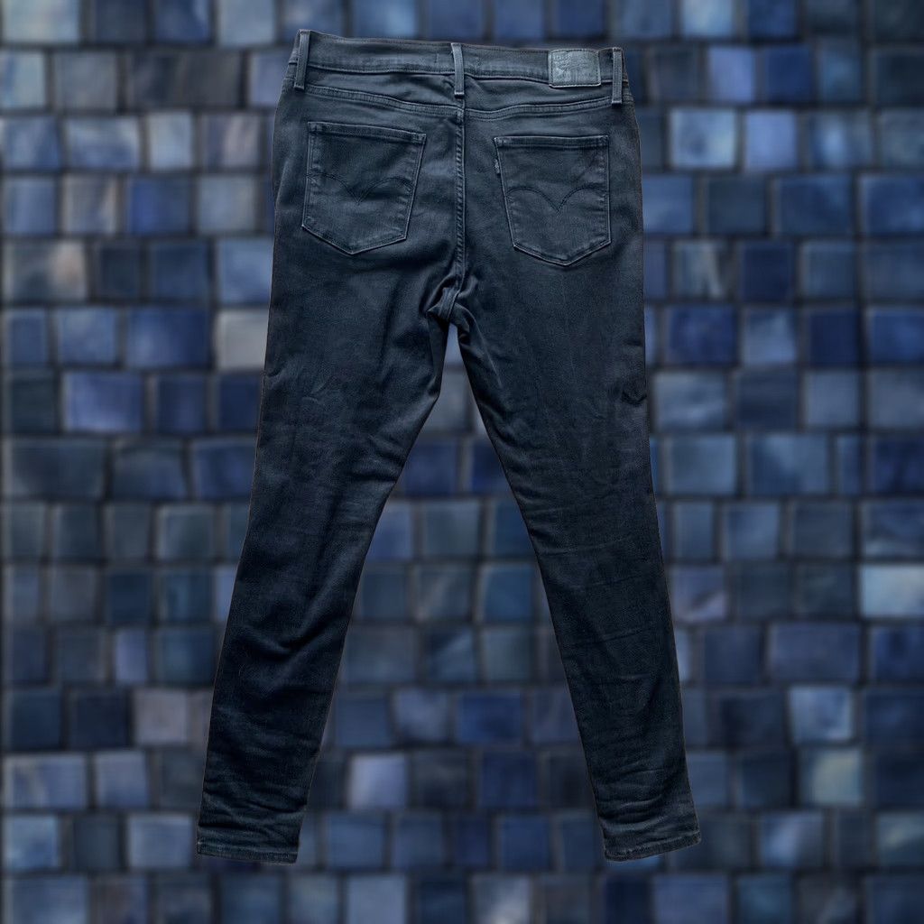 Levi's LEVI’S 720 HIGH RISE SUPER SKINNY Jeans Women Black Distressed Denim Size 32x28 Regular Stretch Pocket 5-Pocket City Size 24" / US 00 / IT 34 - 1 Thumbnail
