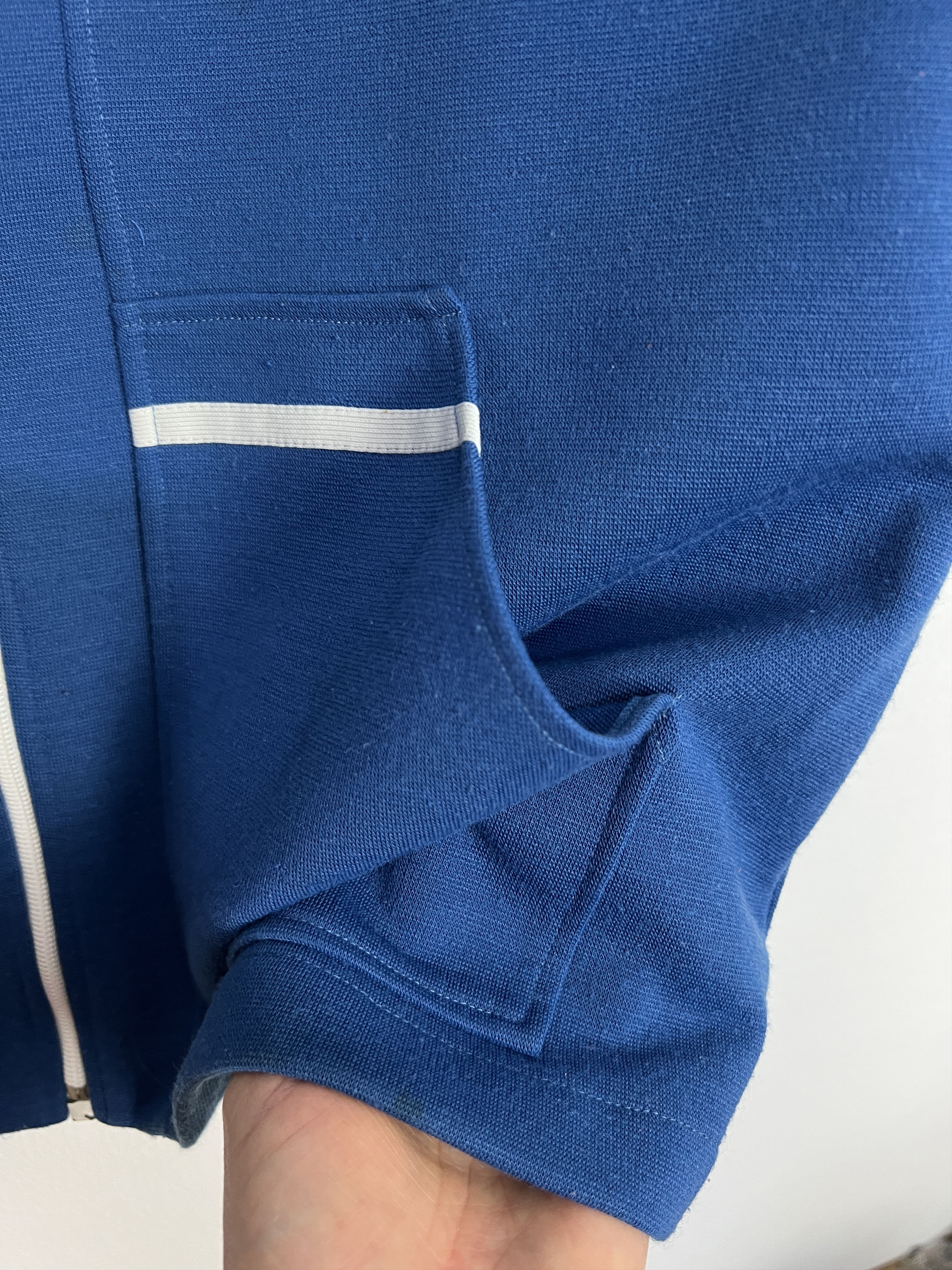 Adidas Vintage 80's Schwahn West Germany Jacket Blue Track Top Size US XXL / EU 58 / 5 - 5 Thumbnail