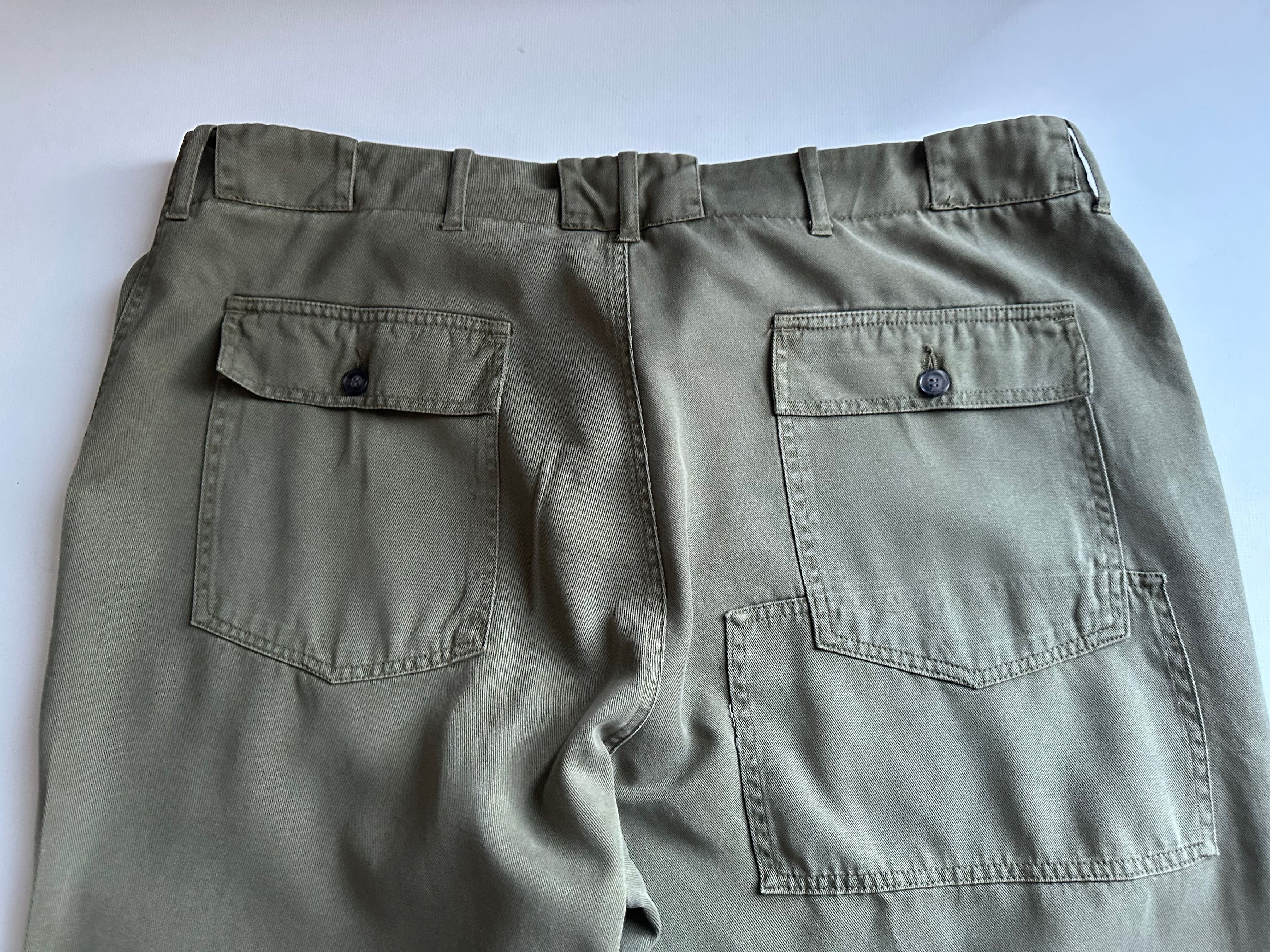 Officine Generale Officine Generale Gregoire Pants - Olive - Size 54 Size US 38 / EU 54 - 6 Thumbnail
